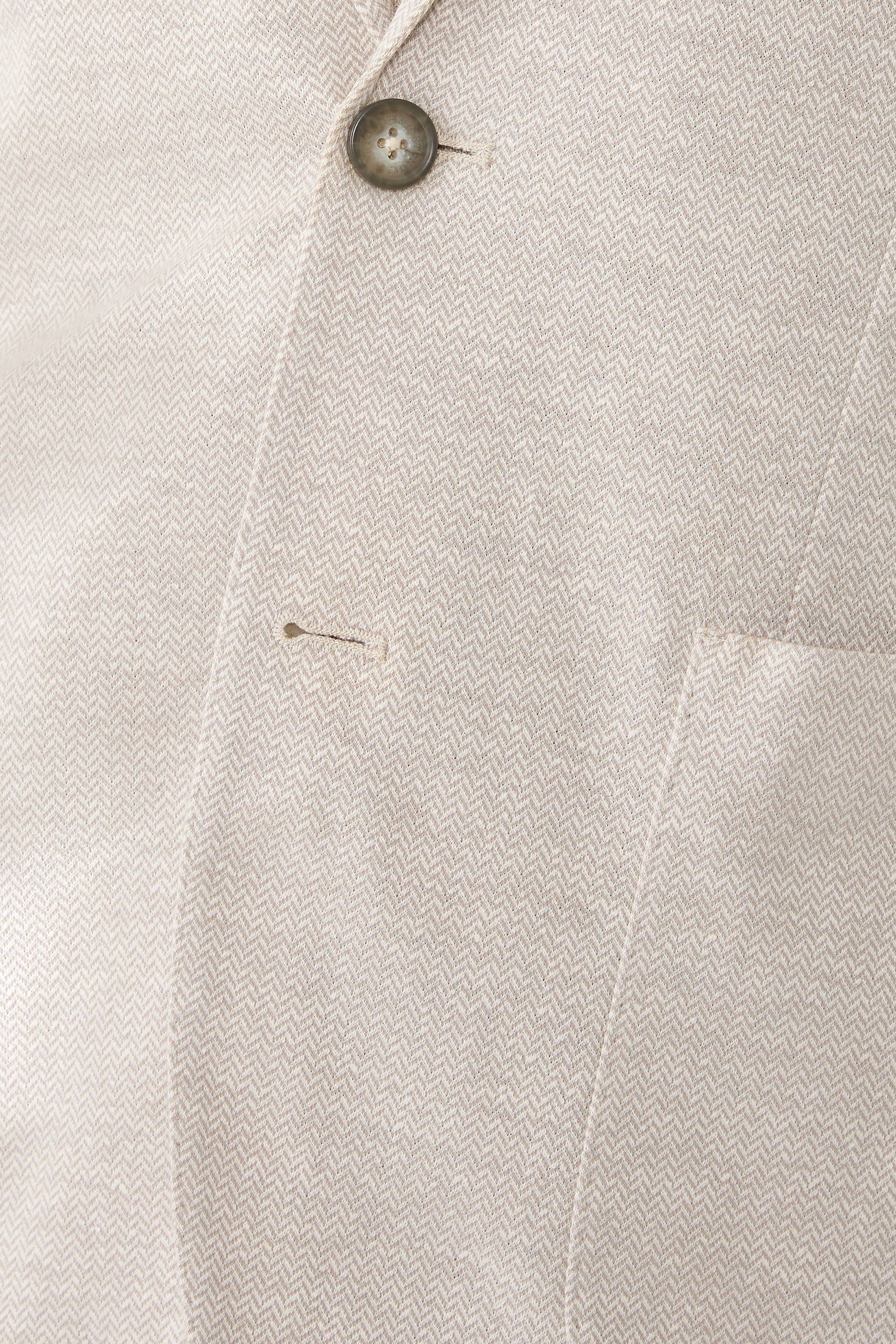 جاكيت بنقشة هيرنج بون جيرسيه ناعم