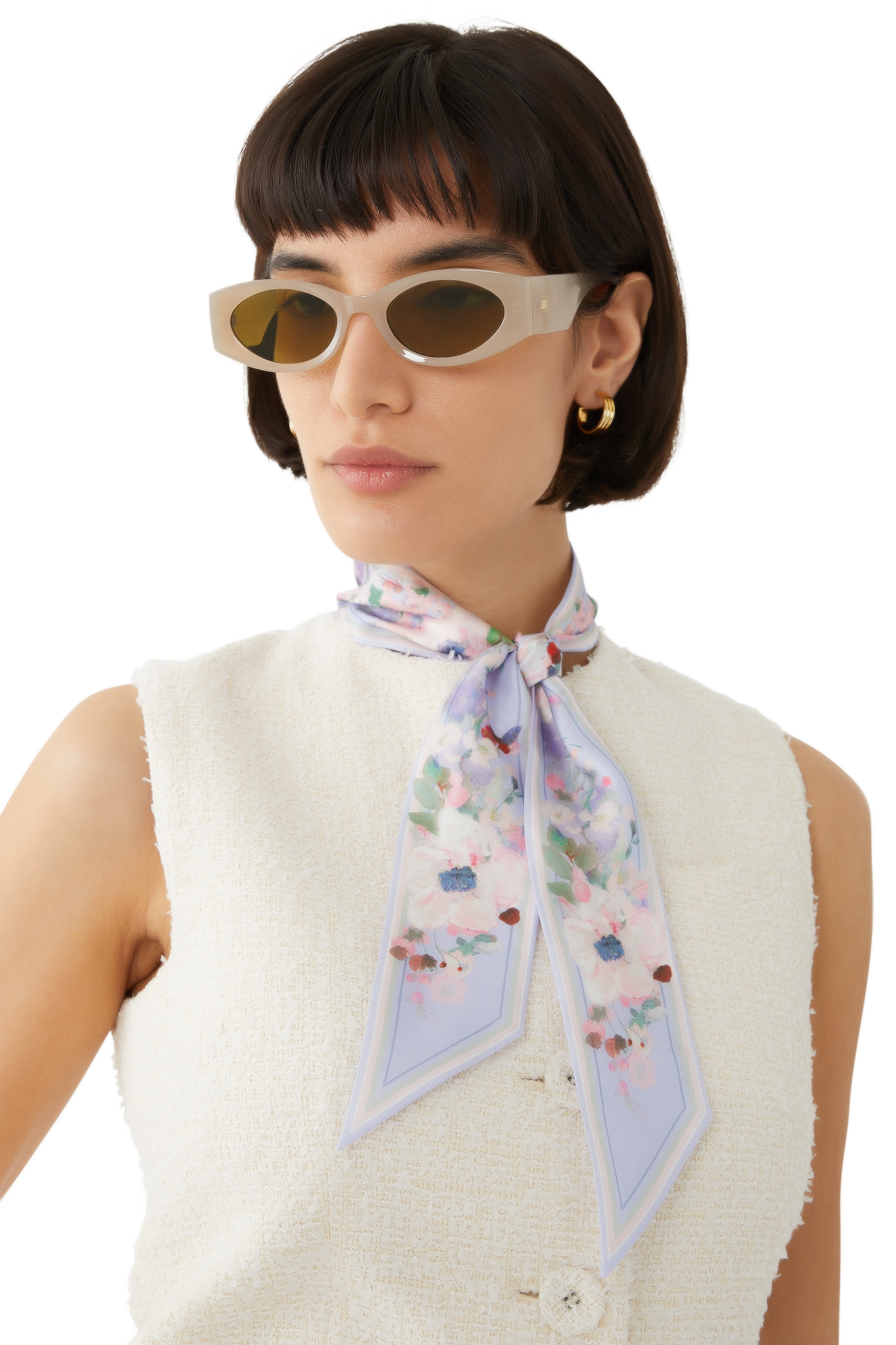 نظارة شمسية ميرمايدن أوتميل بإطار بيضاوي