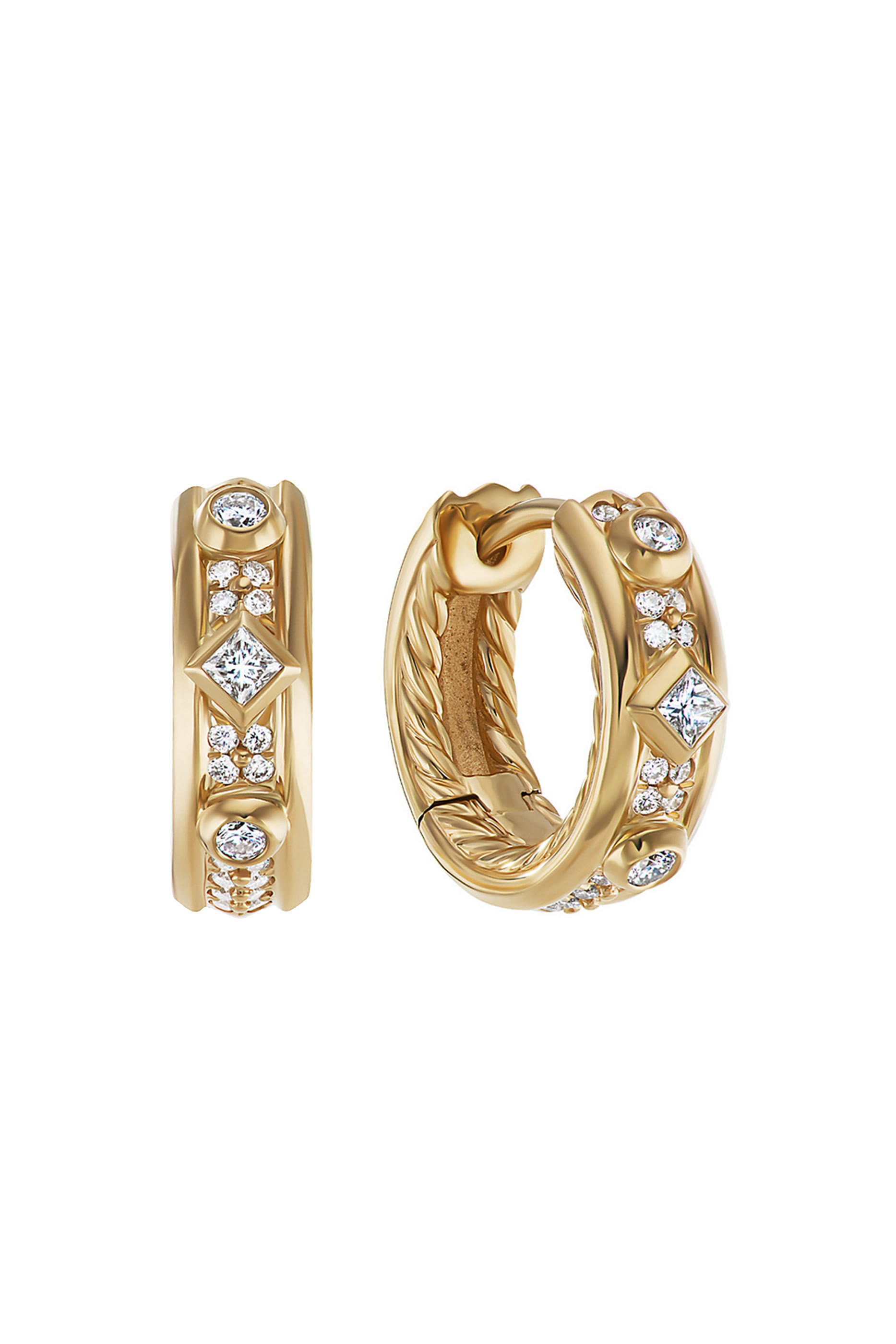 أقراط هاجي مودرن رينيسنس بتصميم دائري