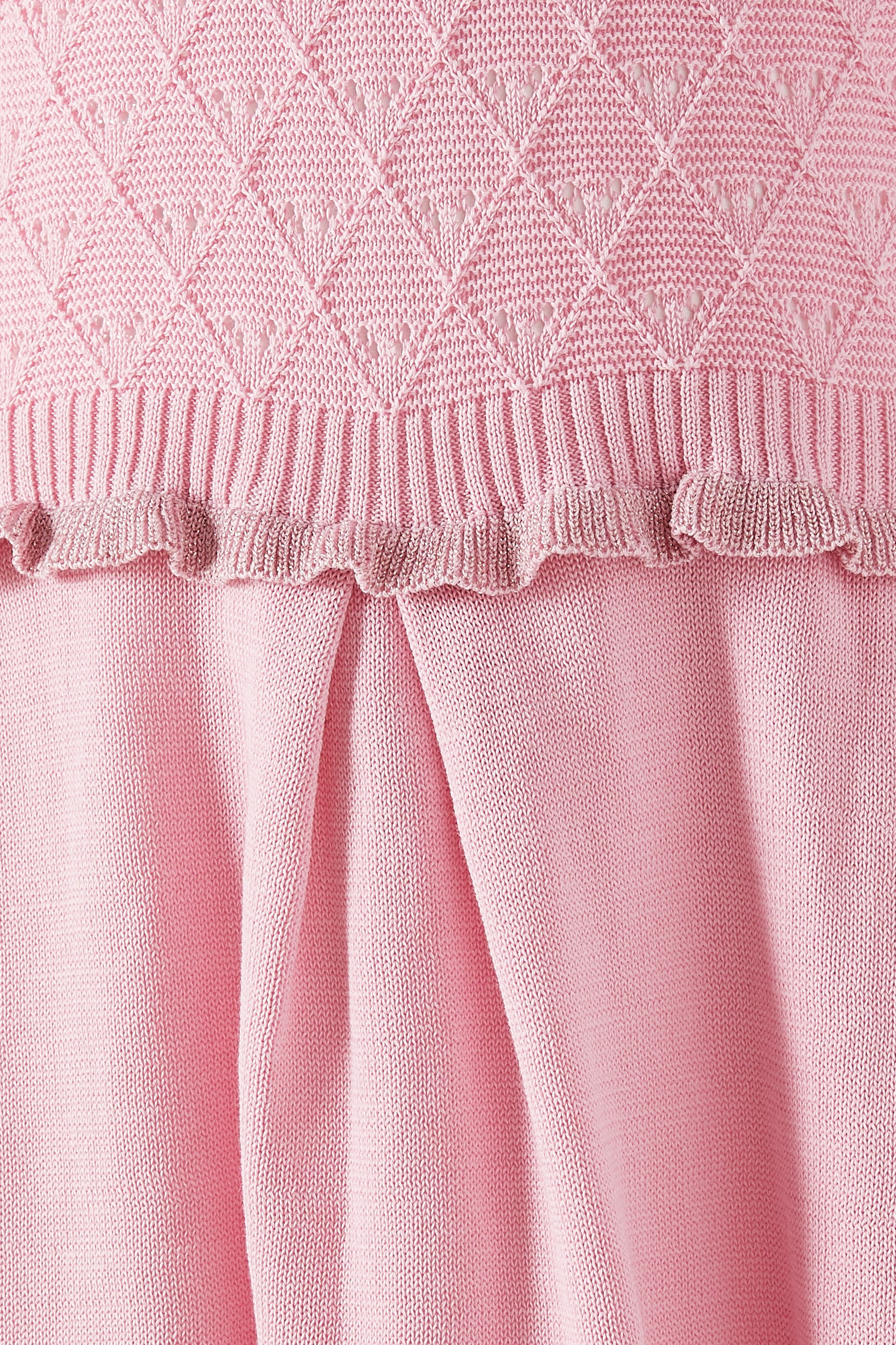 فستان منسوج بكشكشة لوريكس للأطفال