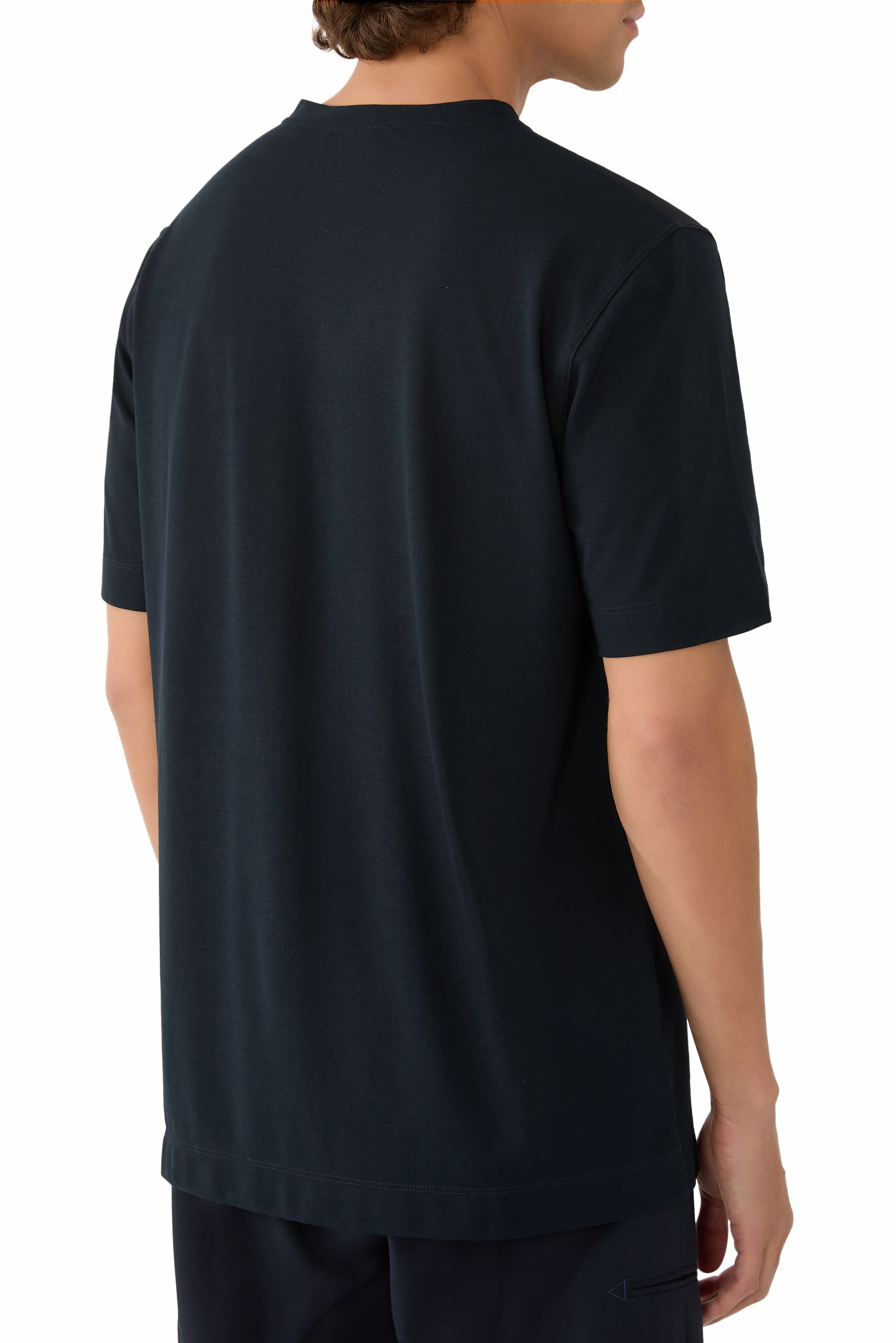 تيشيرت ايس كوتن بقصة ضيقة قطن عضوي