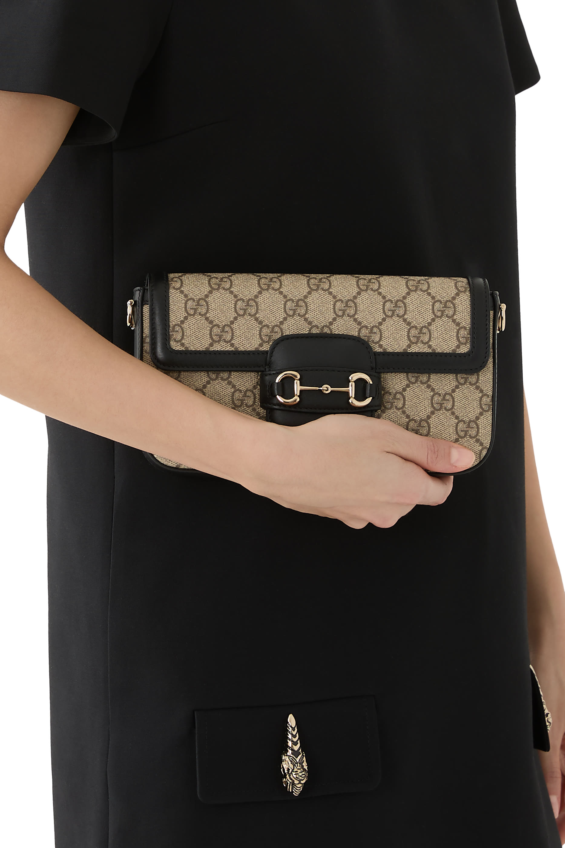 حقيبة 1955 صغيرة بحلية لجام حصان