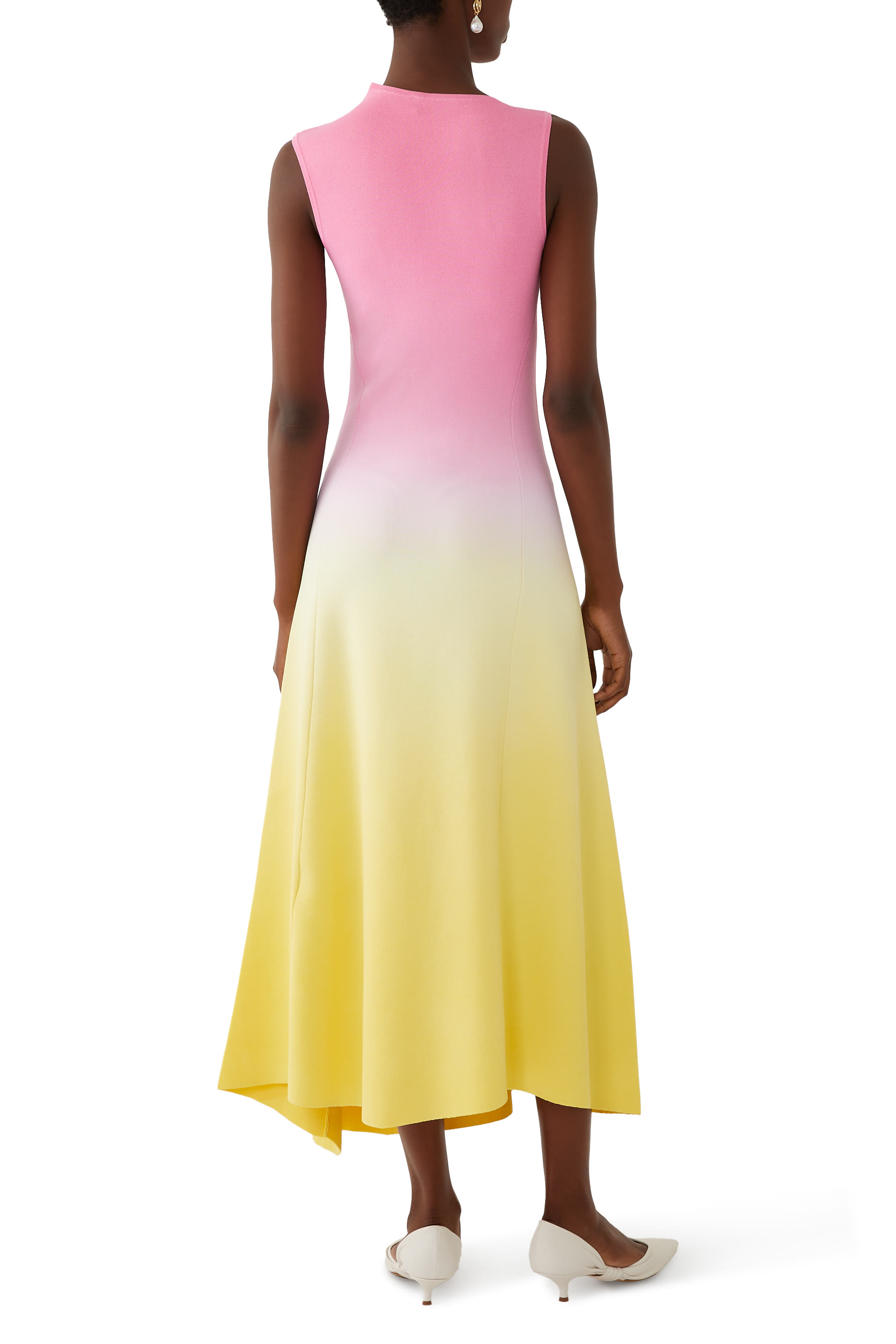 فستان أوركني متوسط الطول