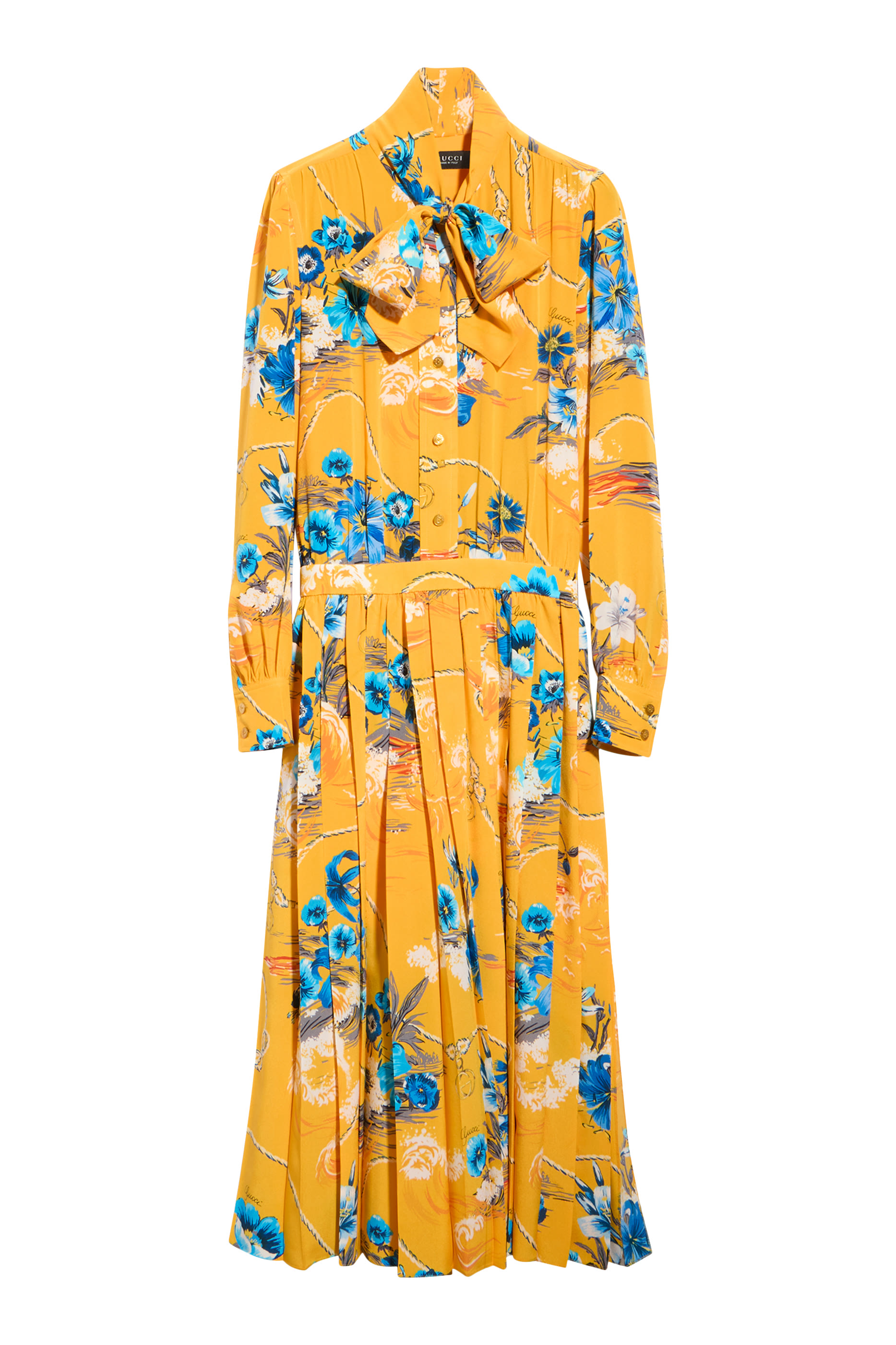 فستان بطبعة زهور