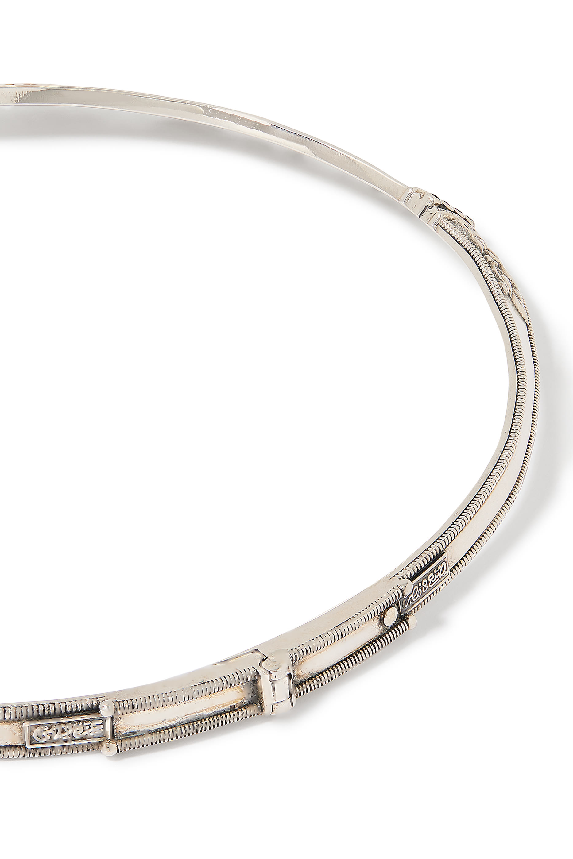 قلادة رقبة بوتري بحلي بتصميم زهور، ذهب أصفر عيار 18، فضة إسترلينية، عقيق، أكوامارين وتورمالين