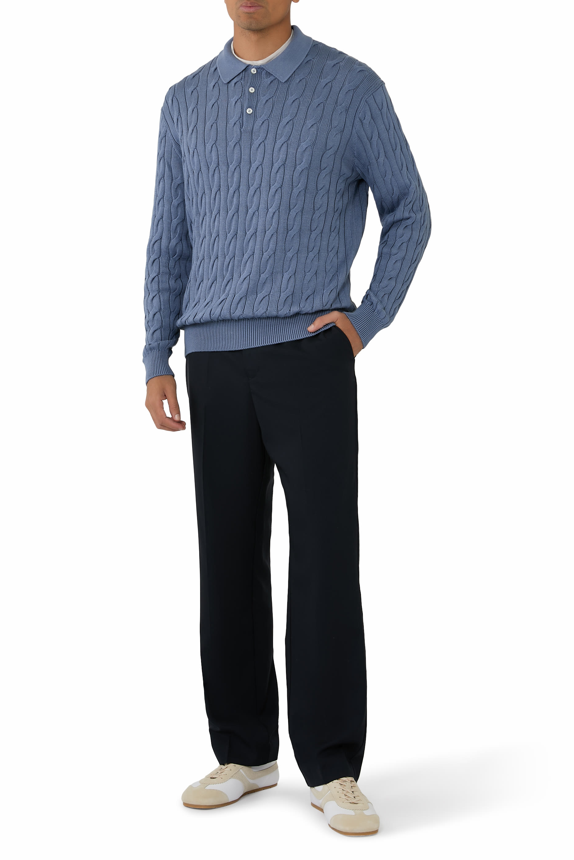 سترة بغرزة الضفيرة