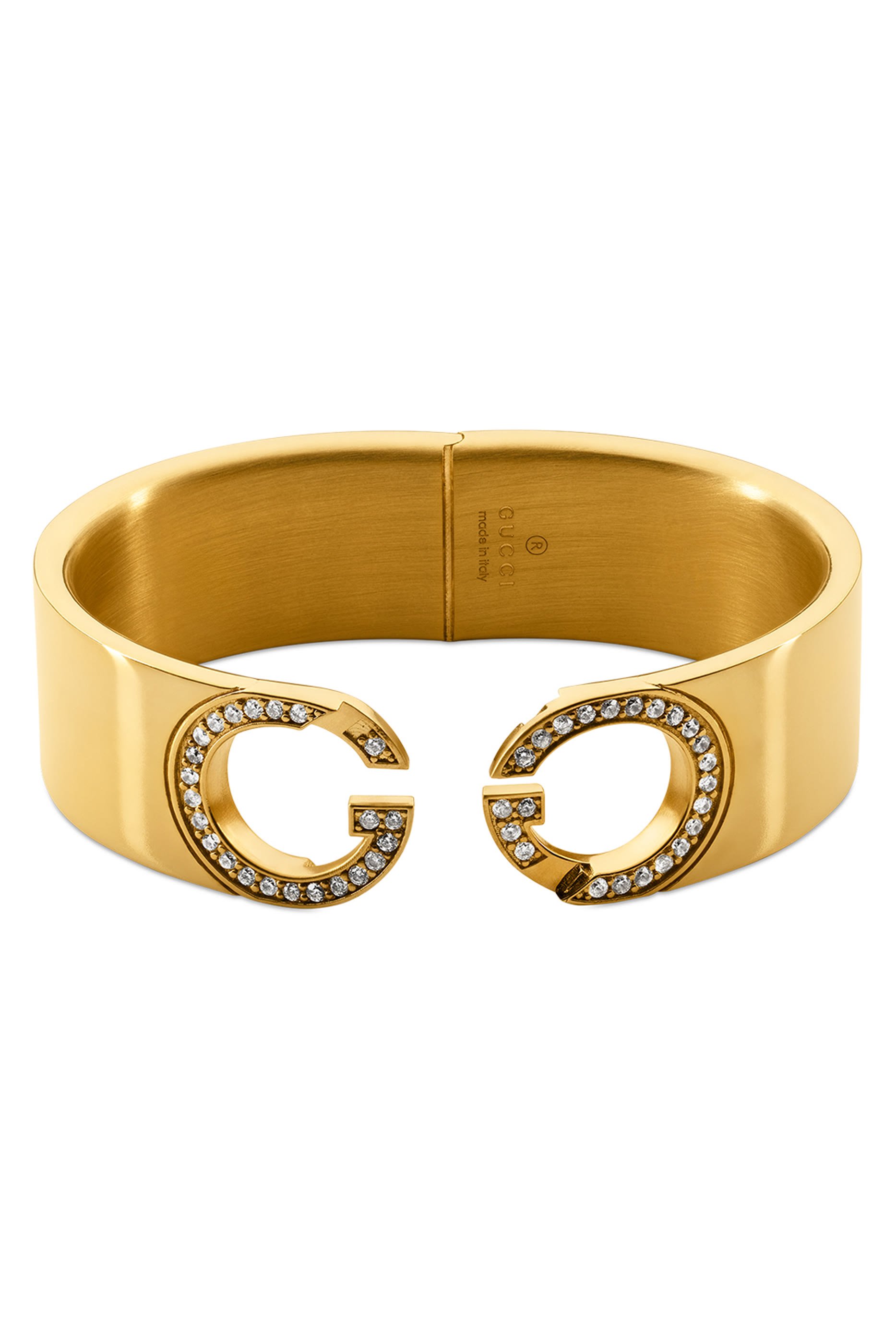 سوار بشعار الماركة متداخل مرصع بكريستال