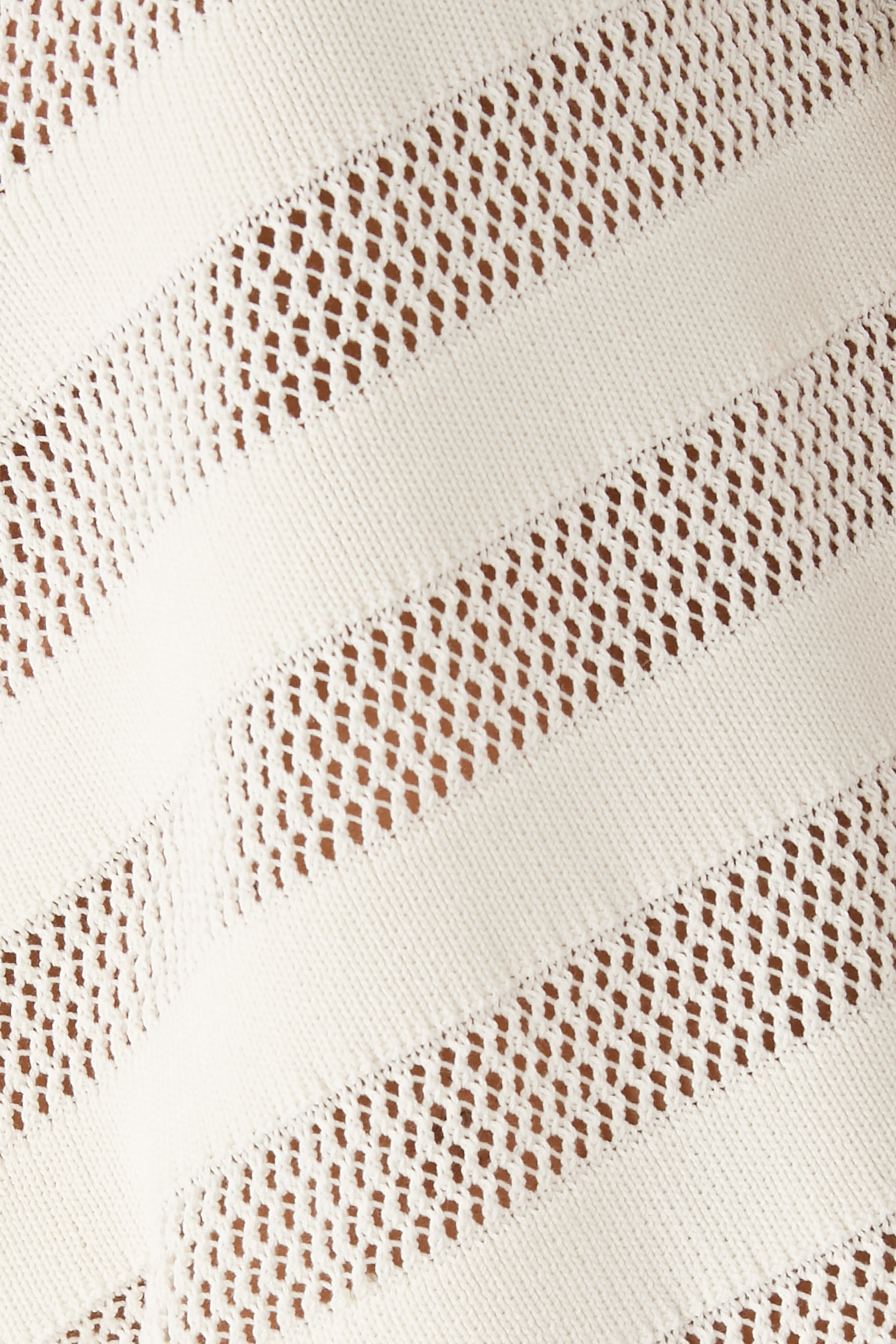 قميص بولو كالفين مخطط قماش شبكي