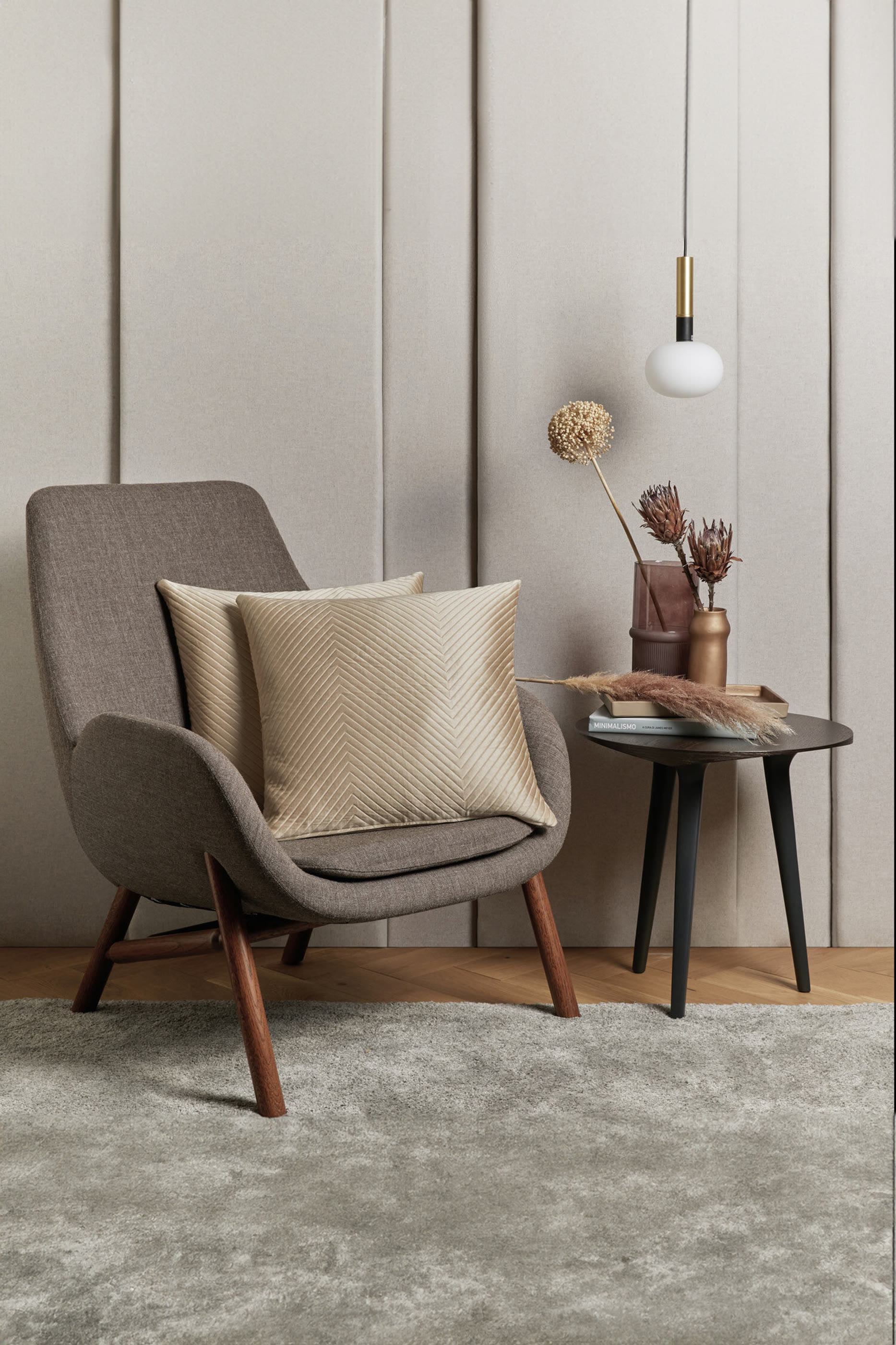 غطاء وسادة فاخر بنقشة متعرجة