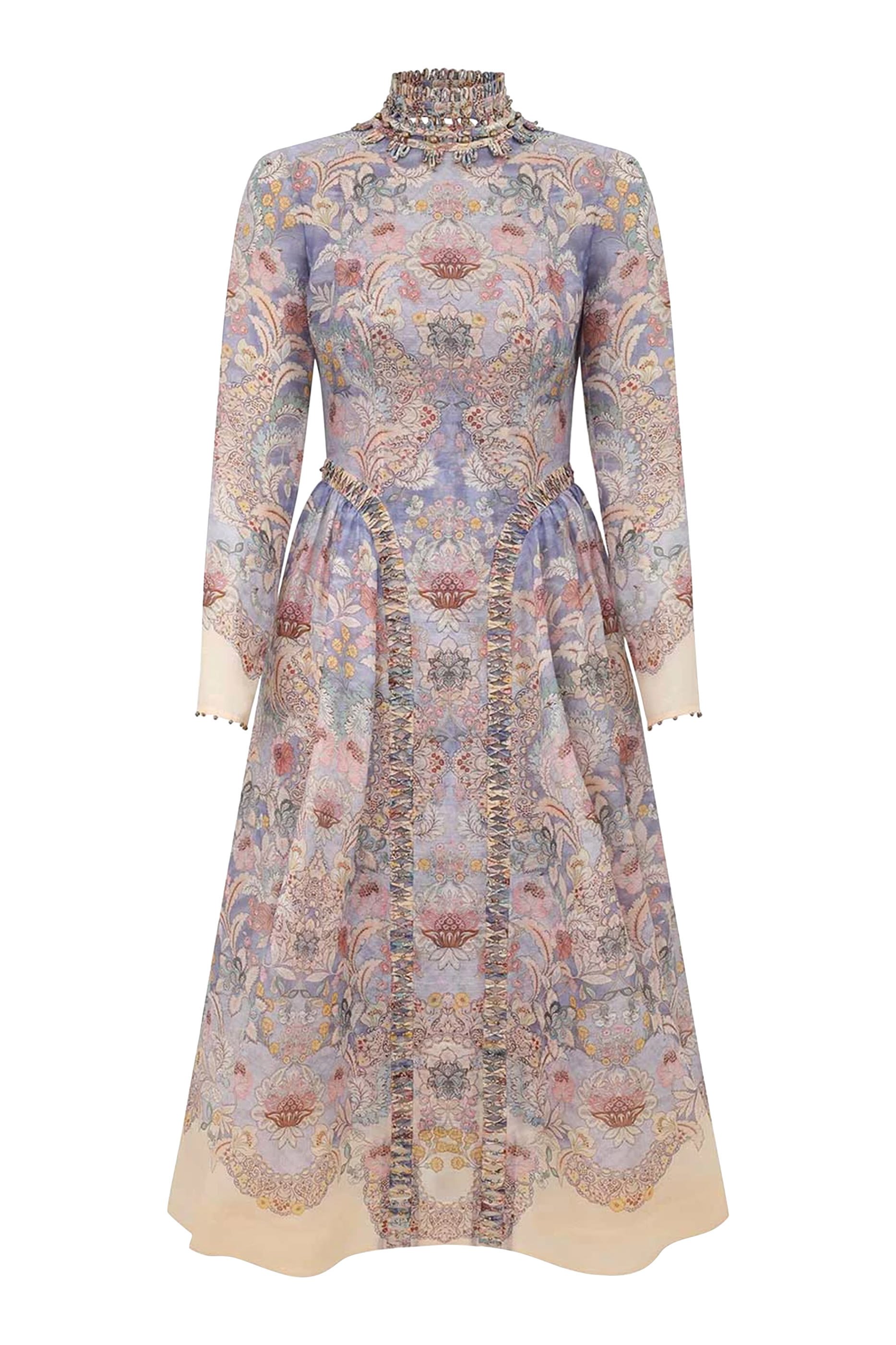 فستان ريبيليون متوسط الطول مزين بخرز