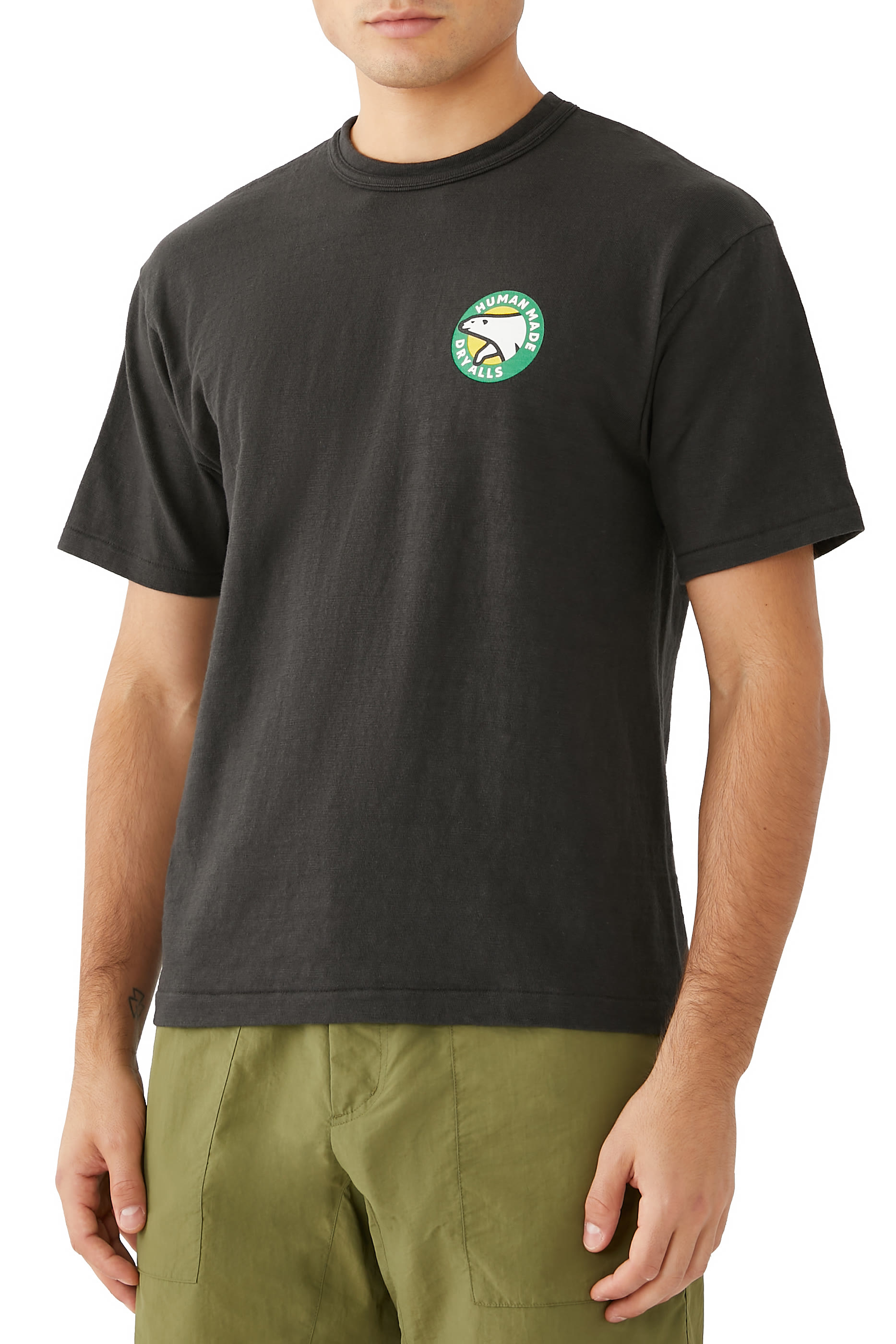 تيشيرت بنقشة دب قطبي غرافيكية