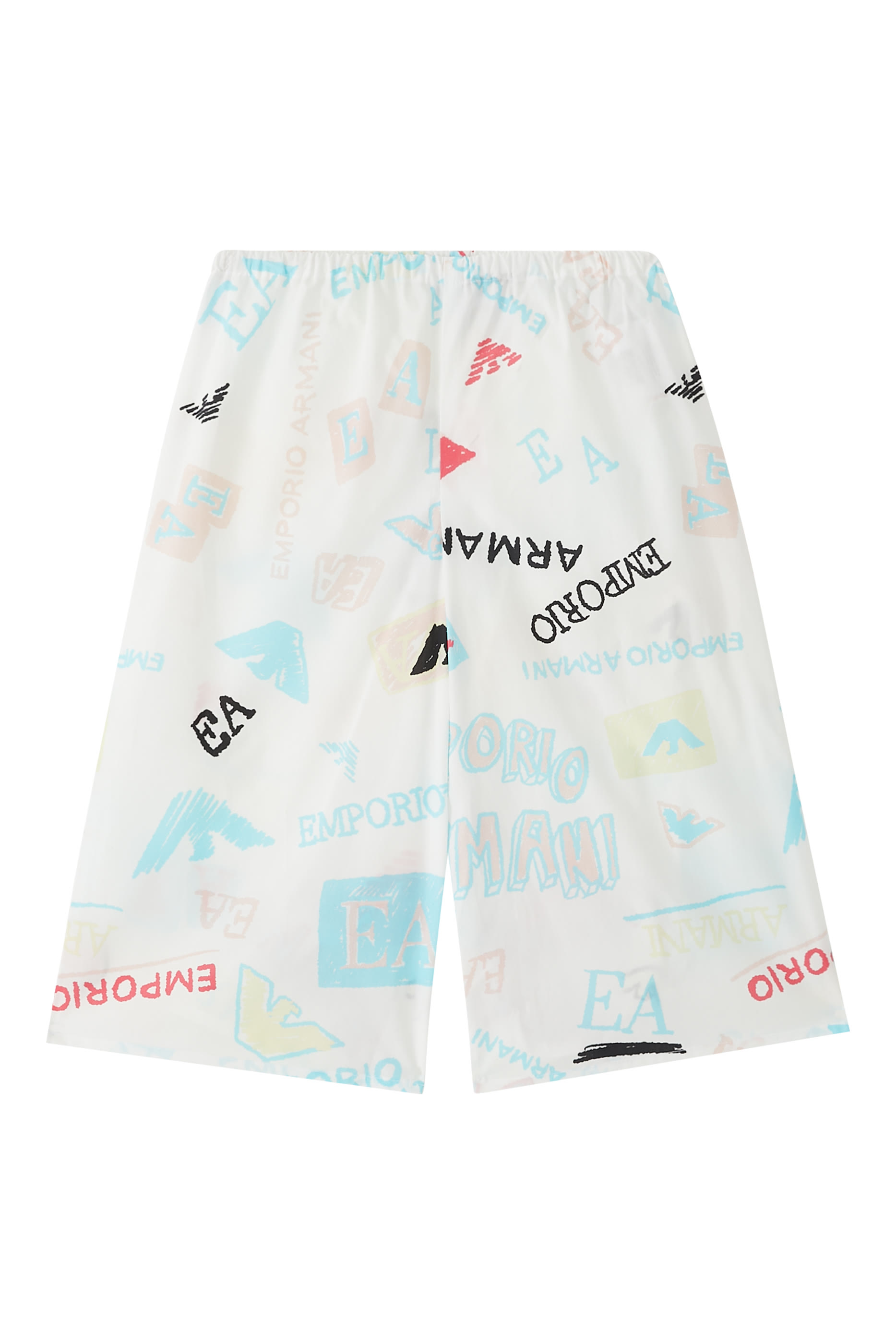 بنطال للأطفال بقصة ساق واسعة بوبلين