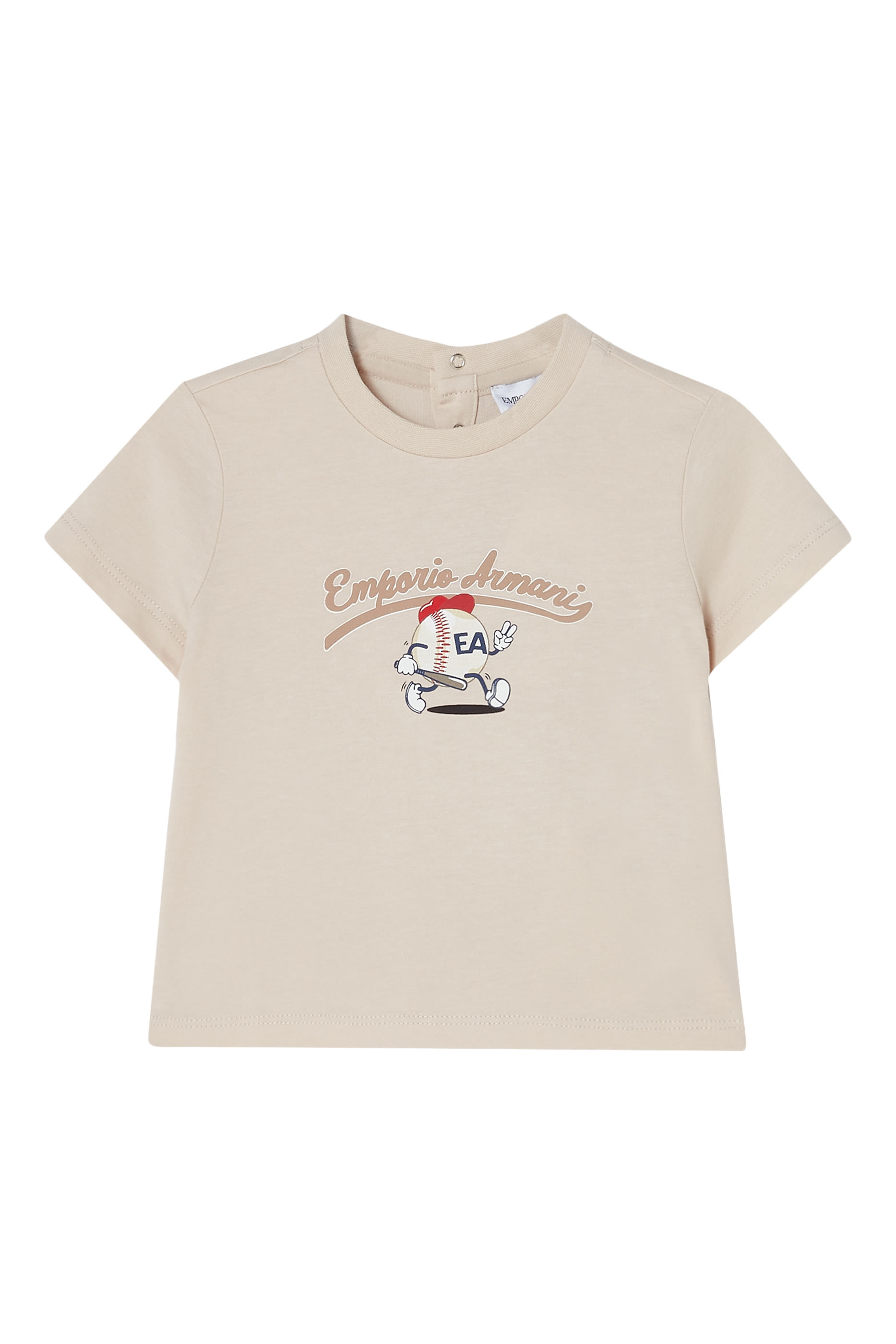 تيشيرت بطبعة بيسبول للأطفال