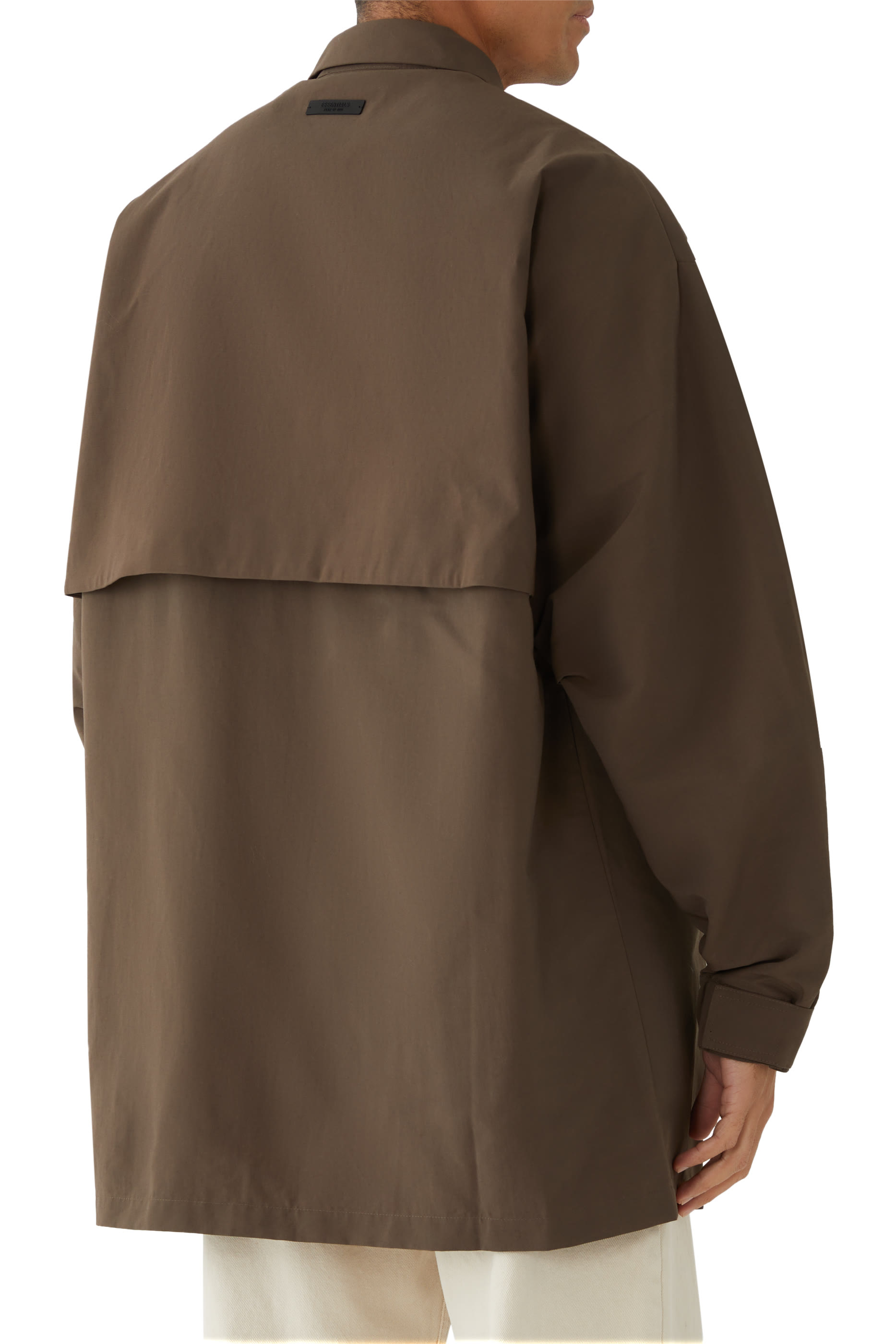 قميص بنمط جاكيت عسكري نايلون