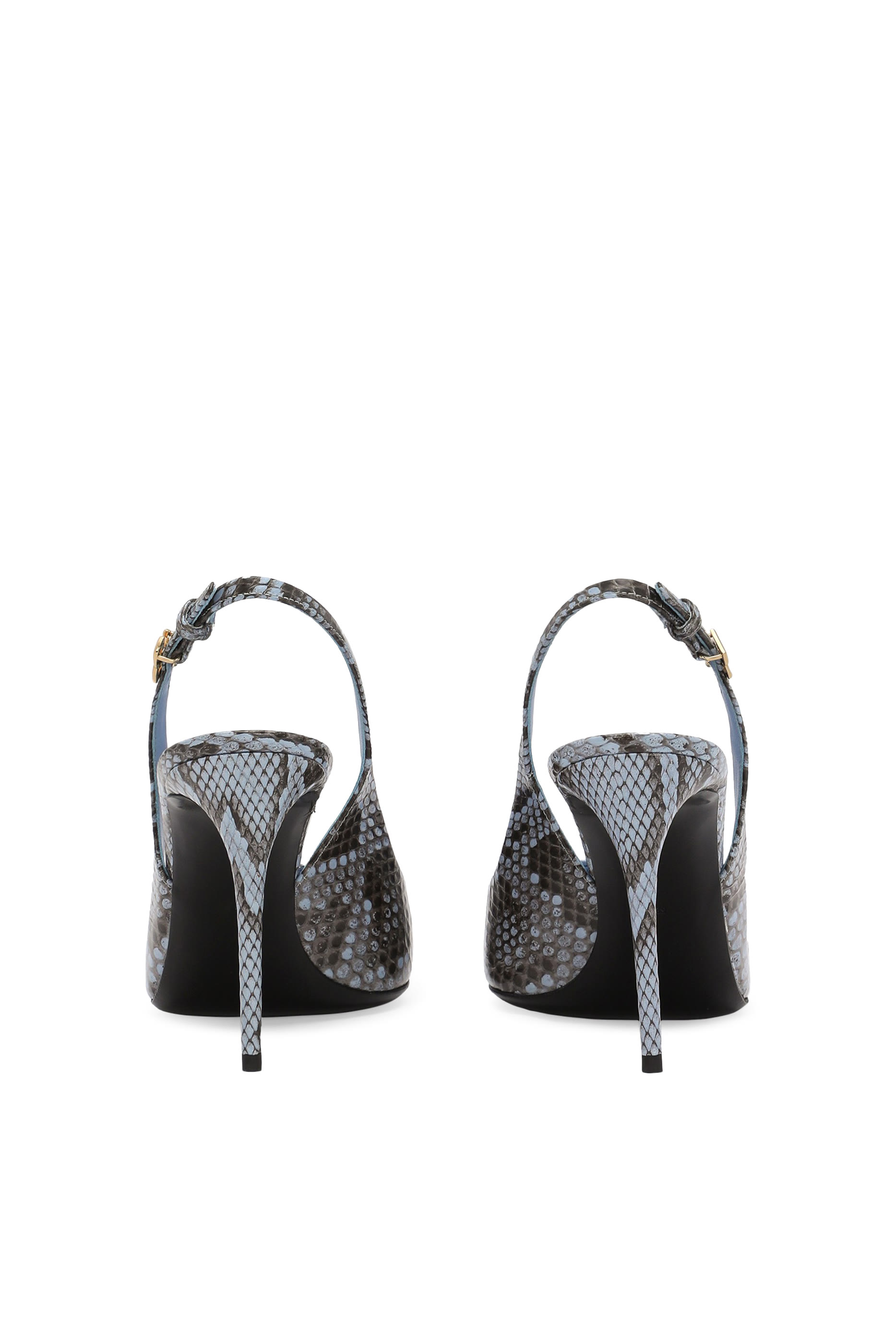 حذاء بنقشة جلد الأفعى 90 وسير خلفي