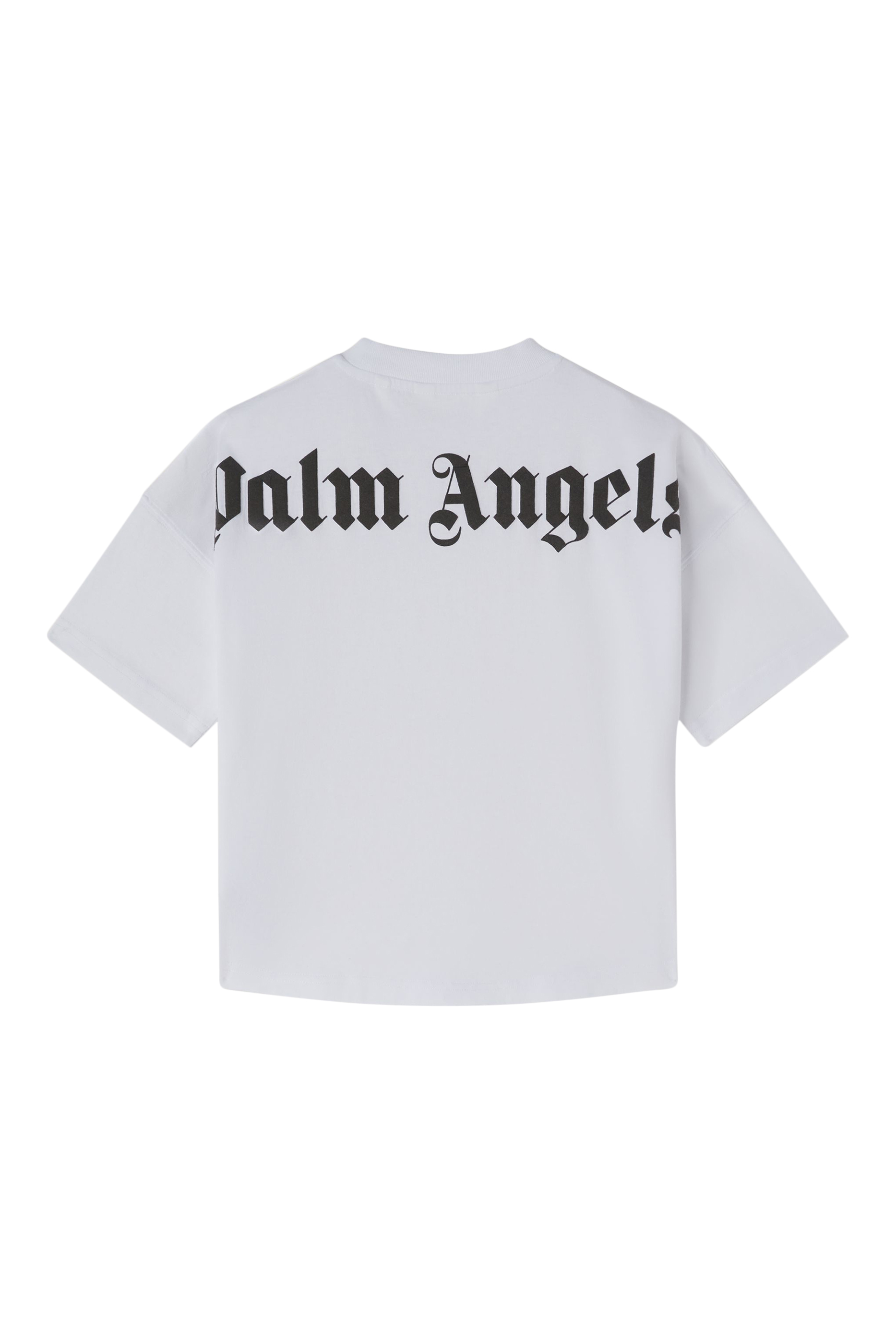 تيشيرت قطن بطبعات شعار الماركة للأطفال