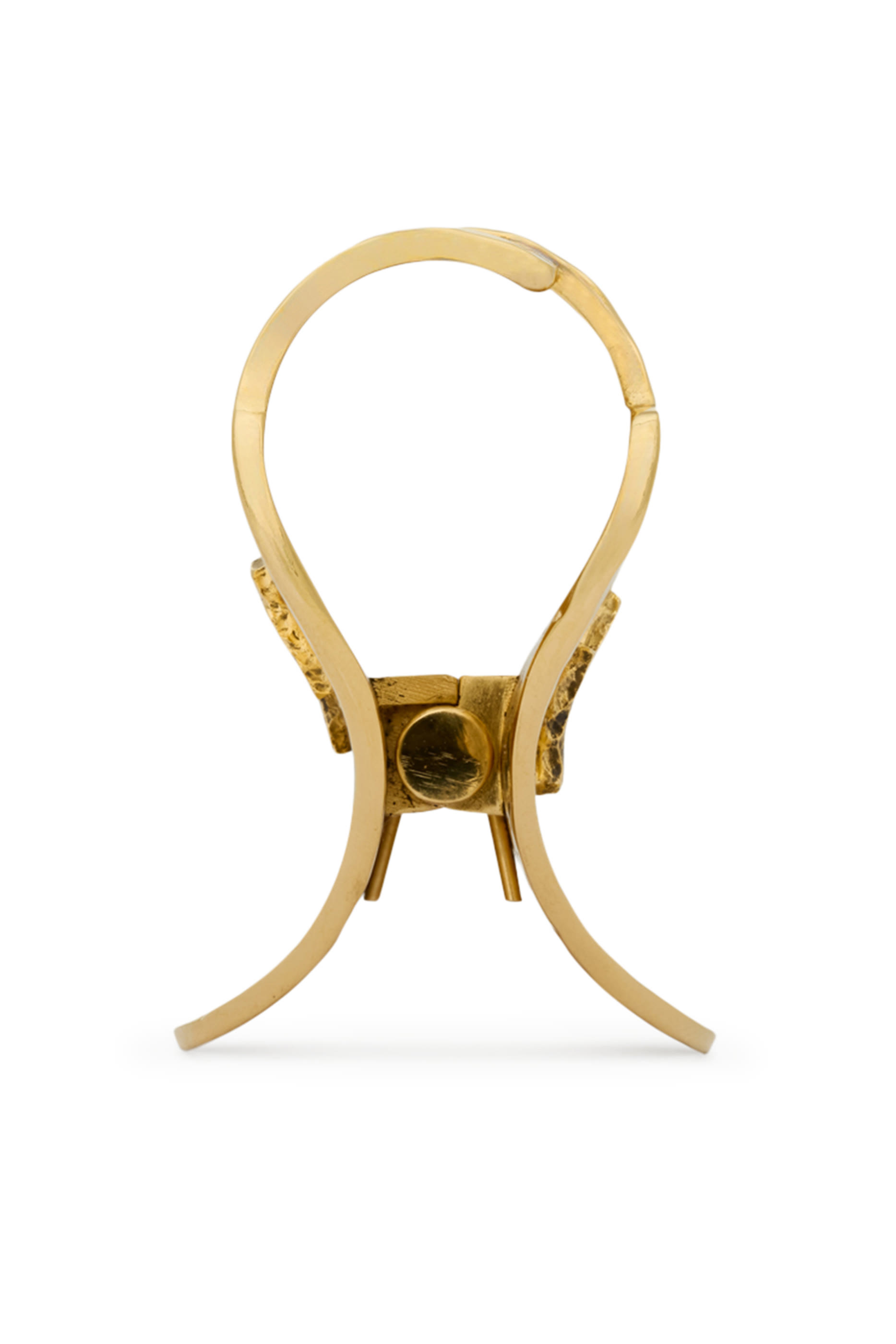 مشبك شعر بتصميم نصف دائري