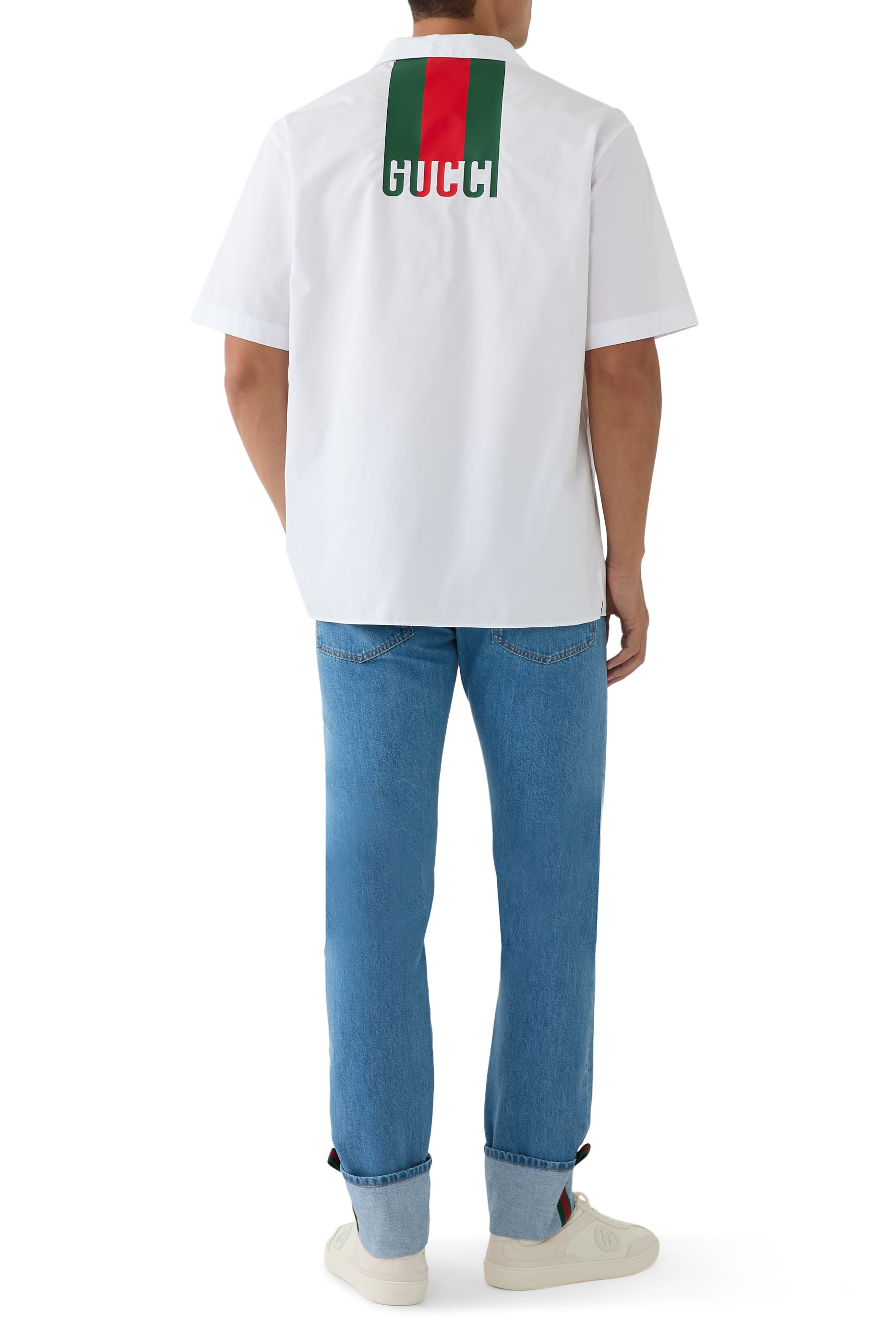 قميص بشريط ويب قطن