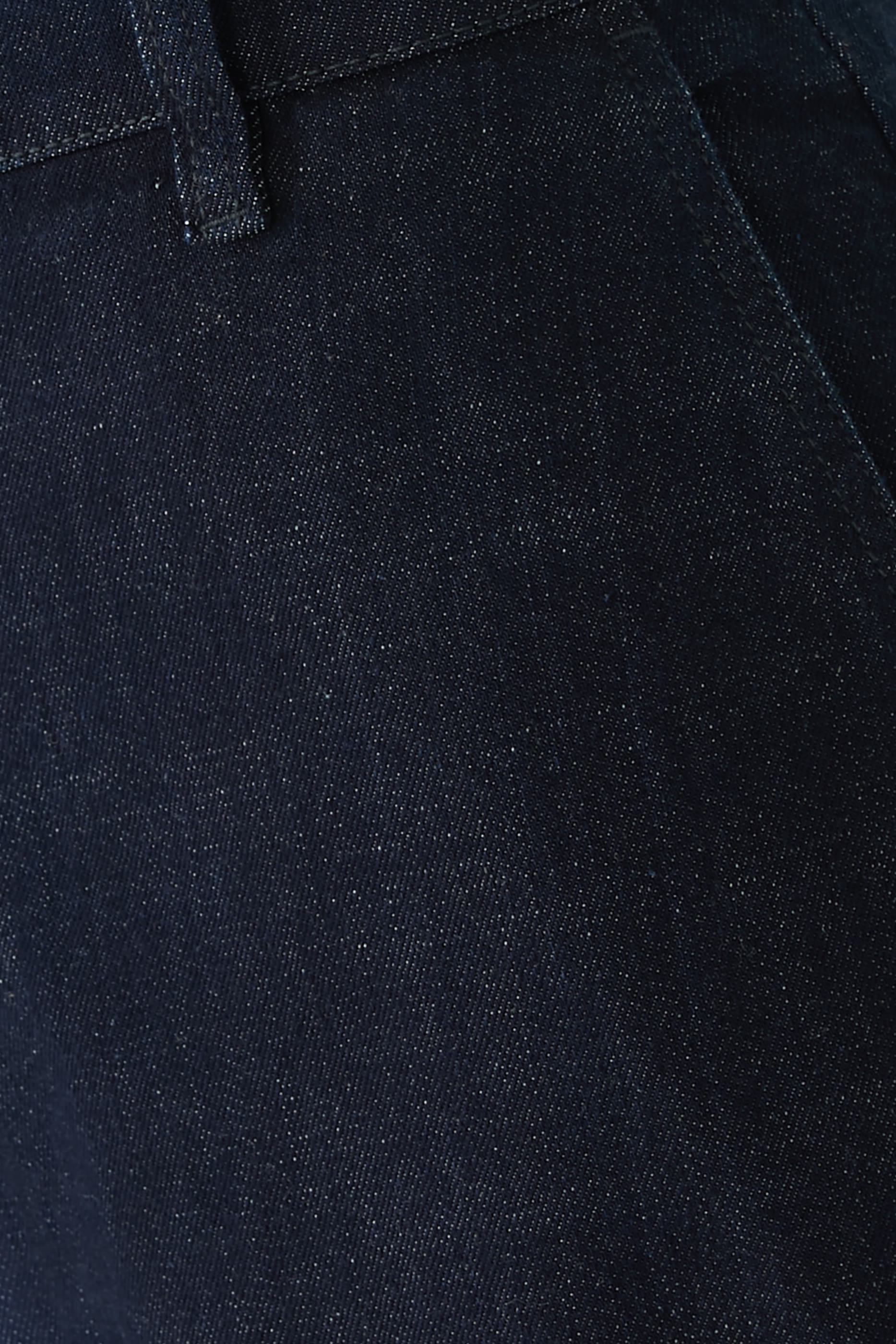 بنطال جينز بقصة ساق واسعة دنيم قطن مطاطي