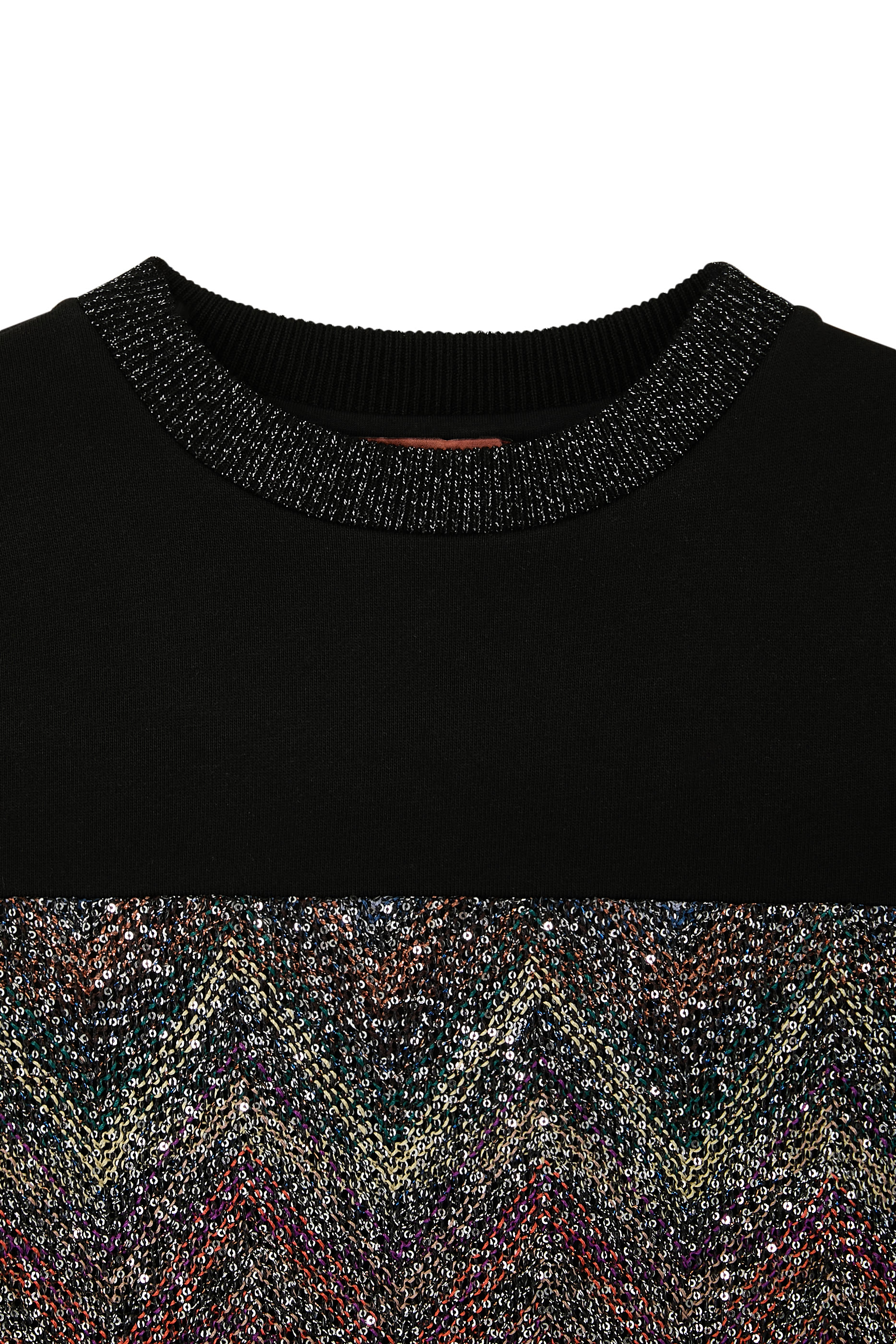 فستان بنمط كنزة بنقشة خطوط متعرجة صوف للأطفال