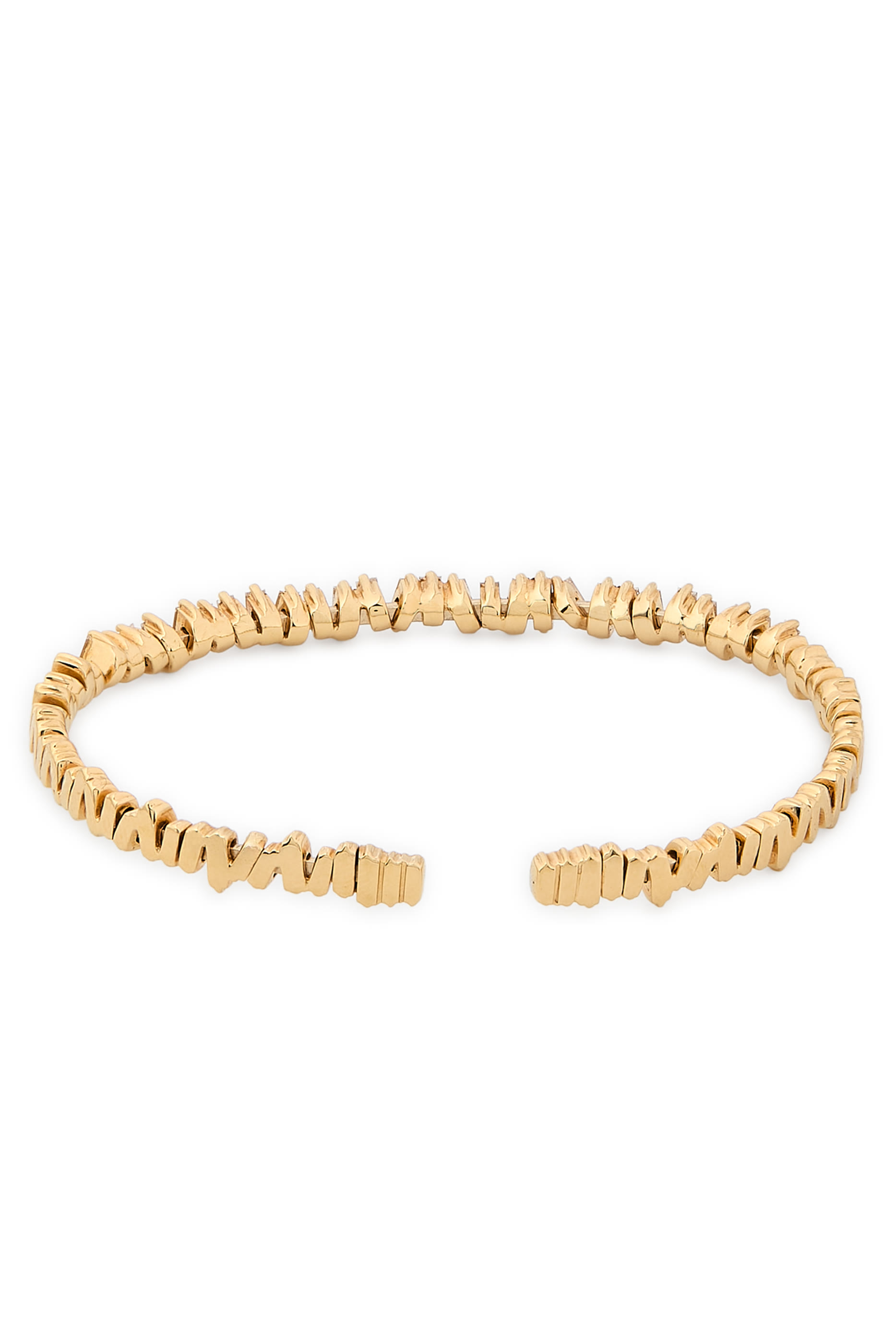 سوار كلاسيك مرصع بالماس، ذهب أصفر عيار 18