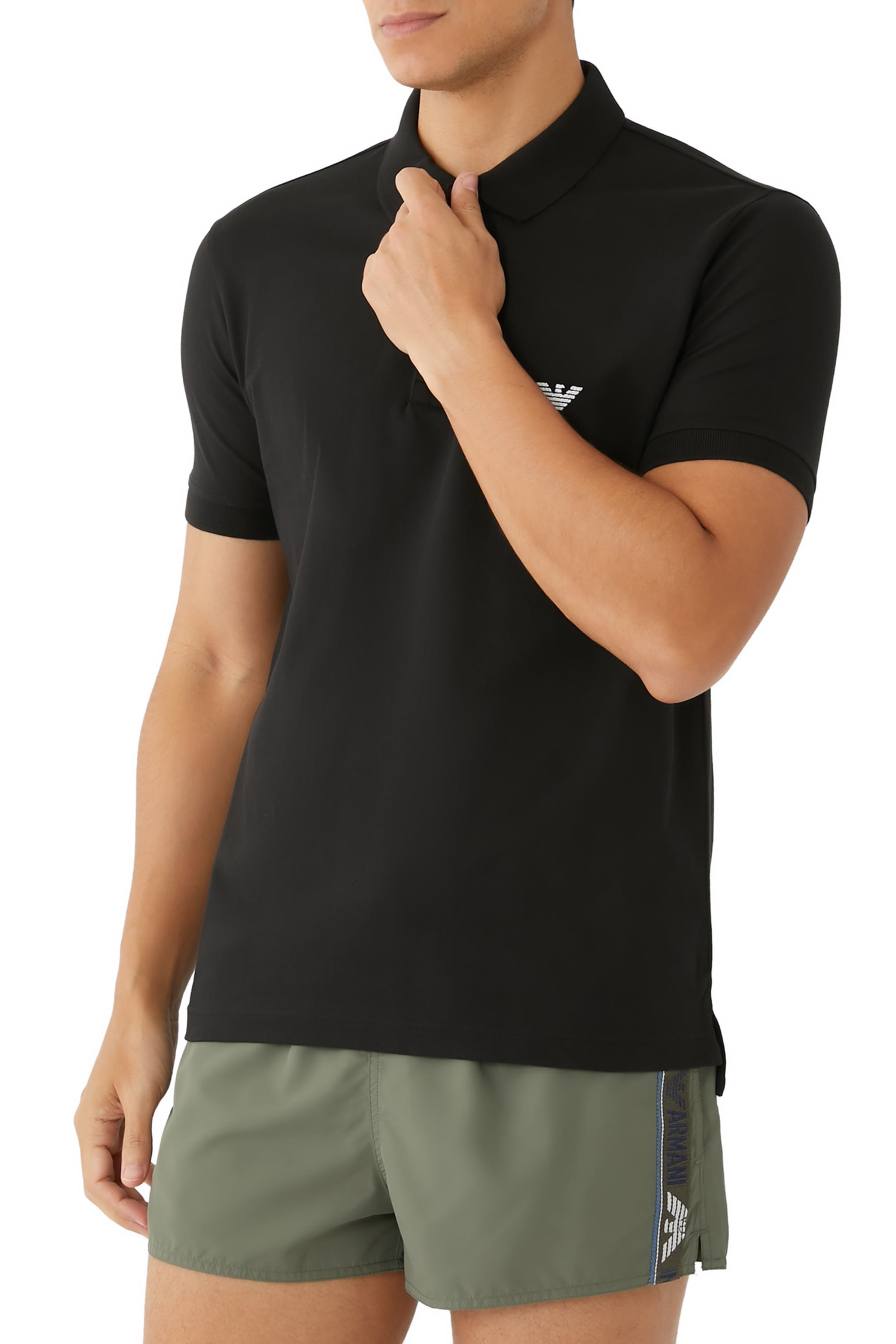 لباس سباحة قميص بولو اس 93 قطن