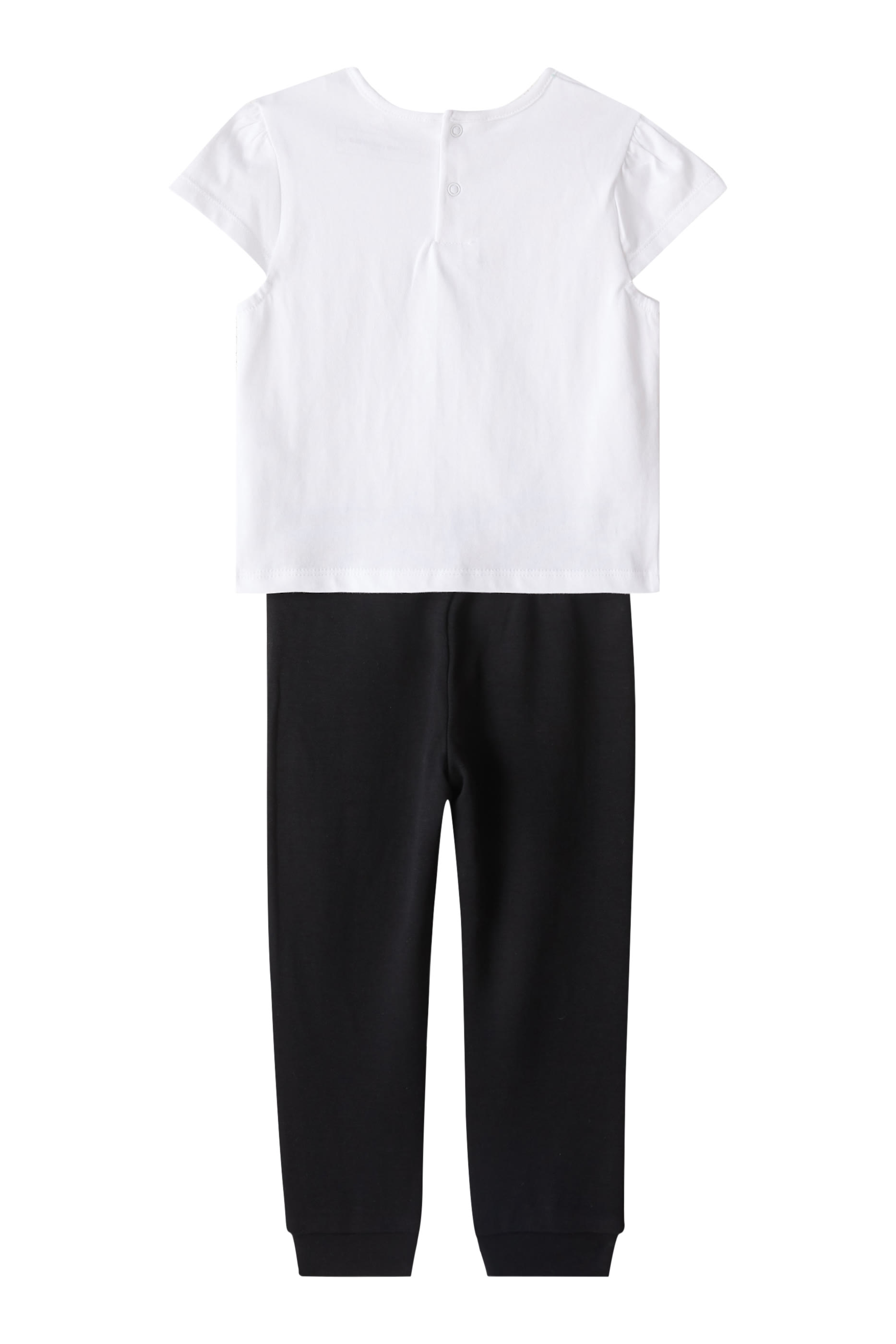 طقم لغينغز وتيشيرت قطن للأطفال