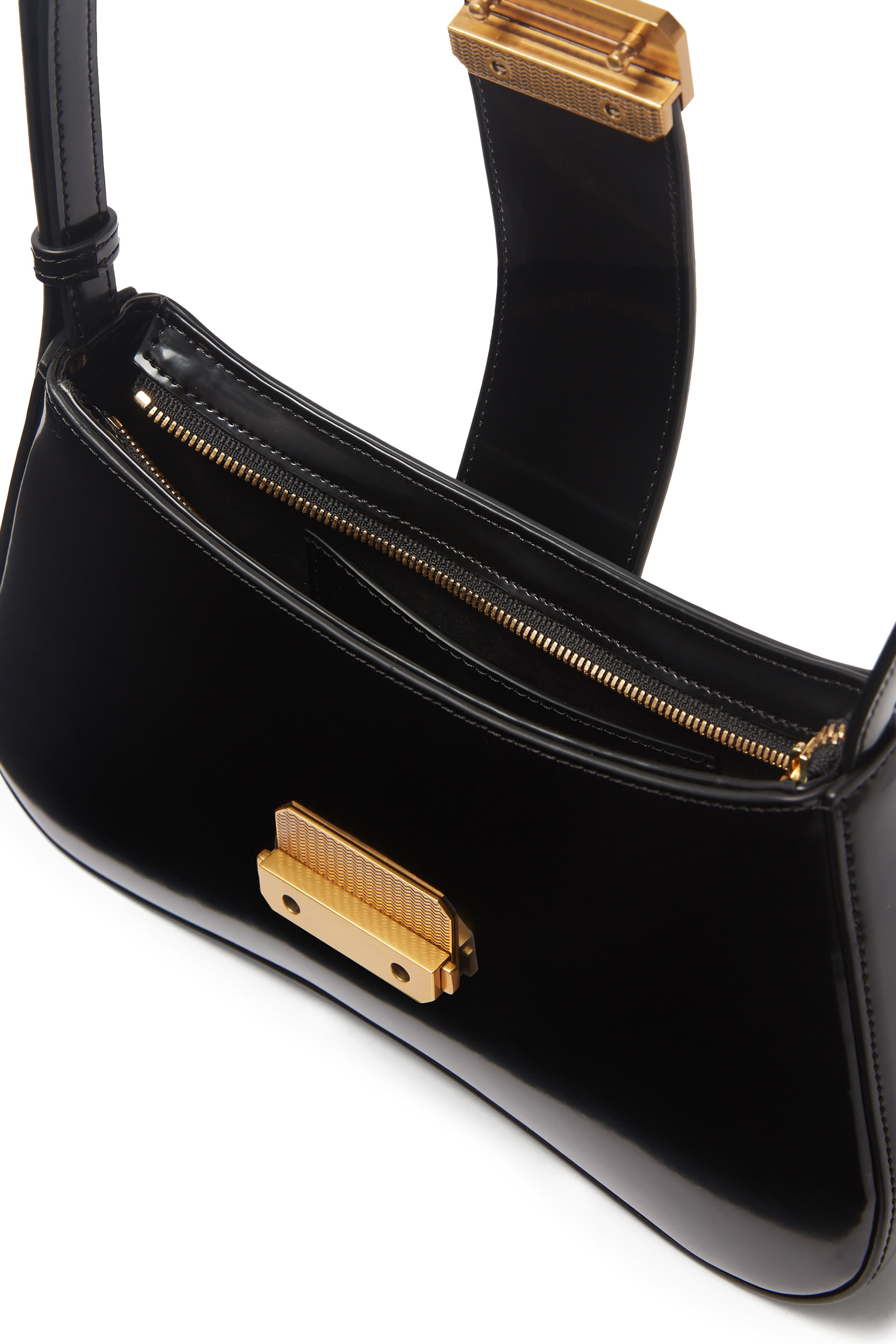 حقيبة كتف هوبو يإبزيم بشعار الماركة