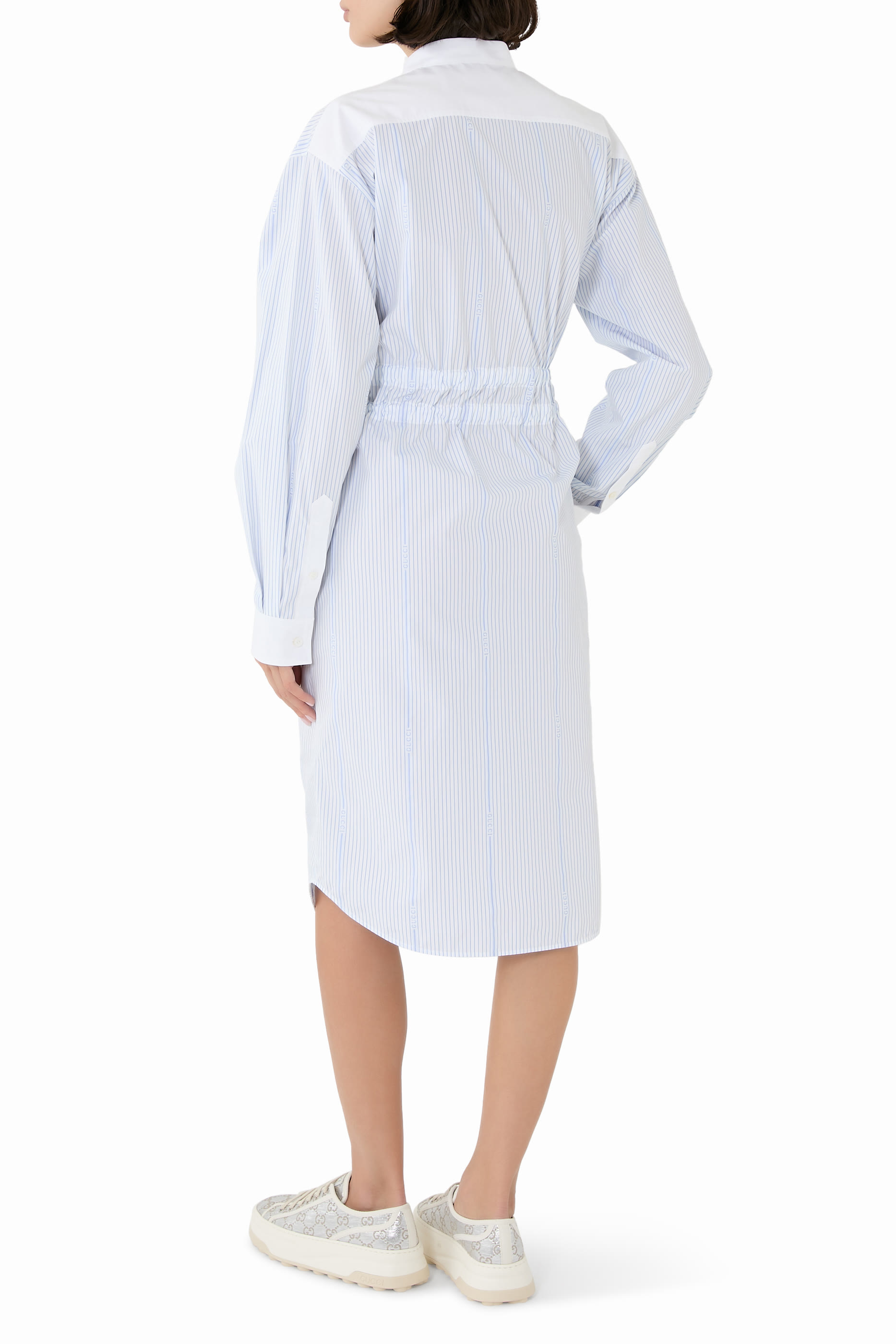 فستان بتصميم قميص قطن فيل كوبيه