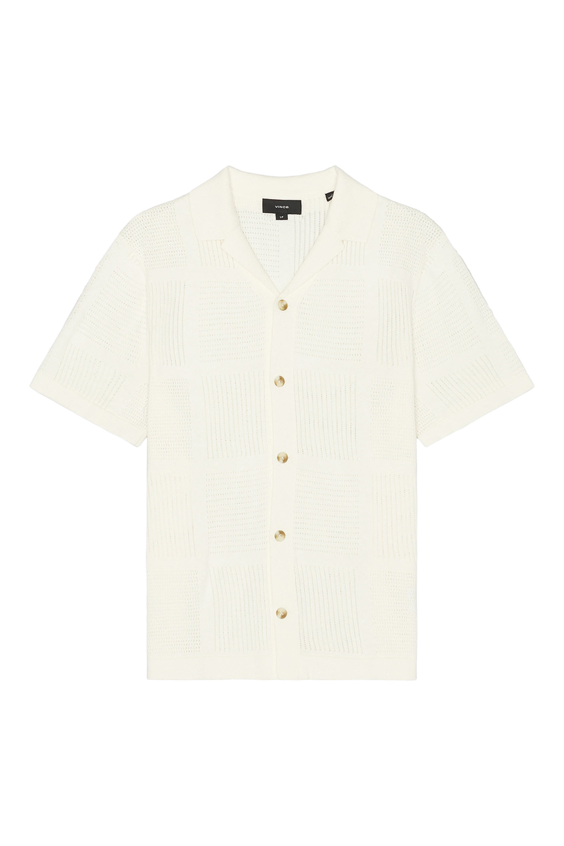 قميص بأكمام قصيرة برقعة بونتيل