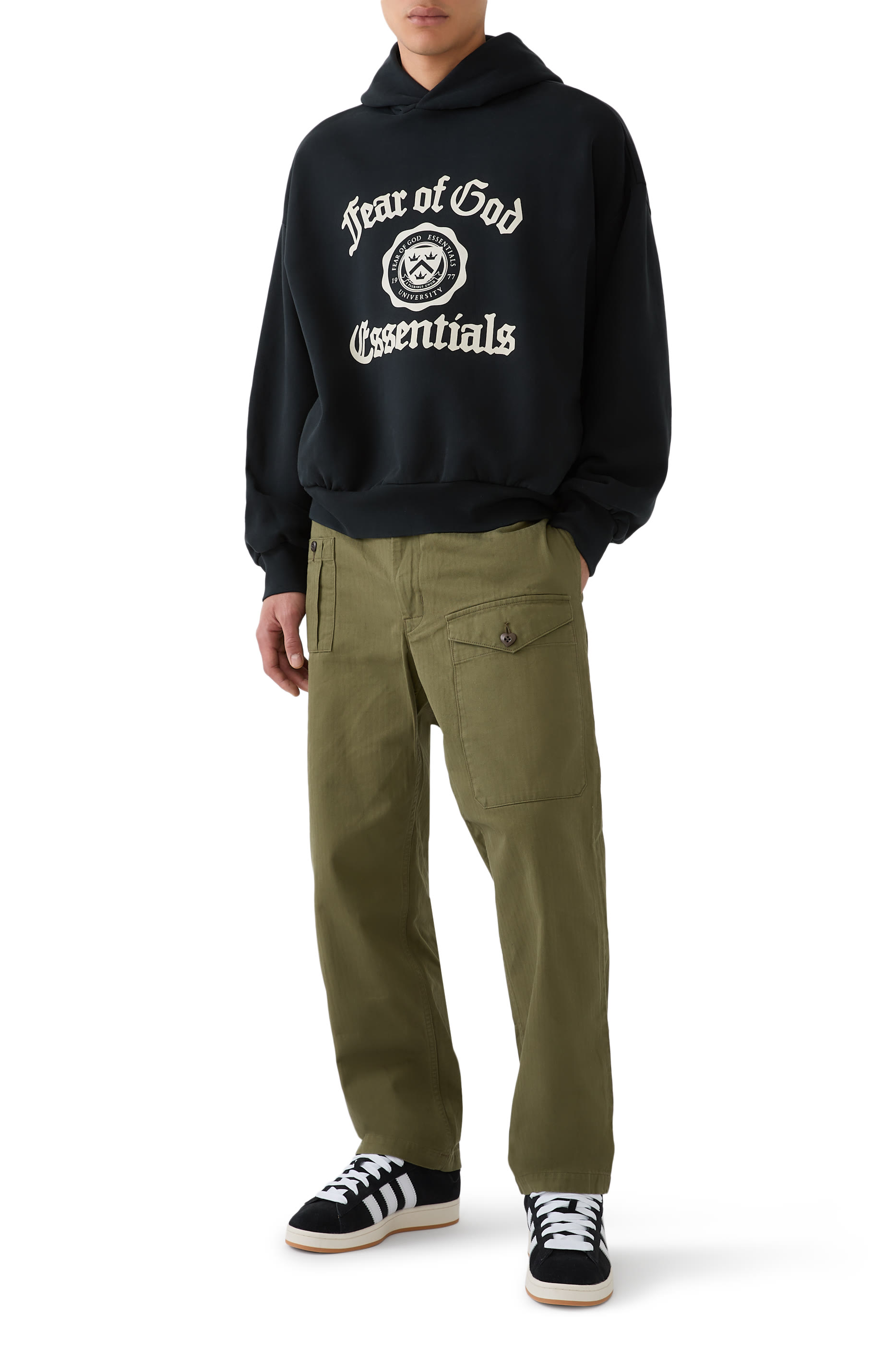 هودي فينتج صوف ثقيل مجغد