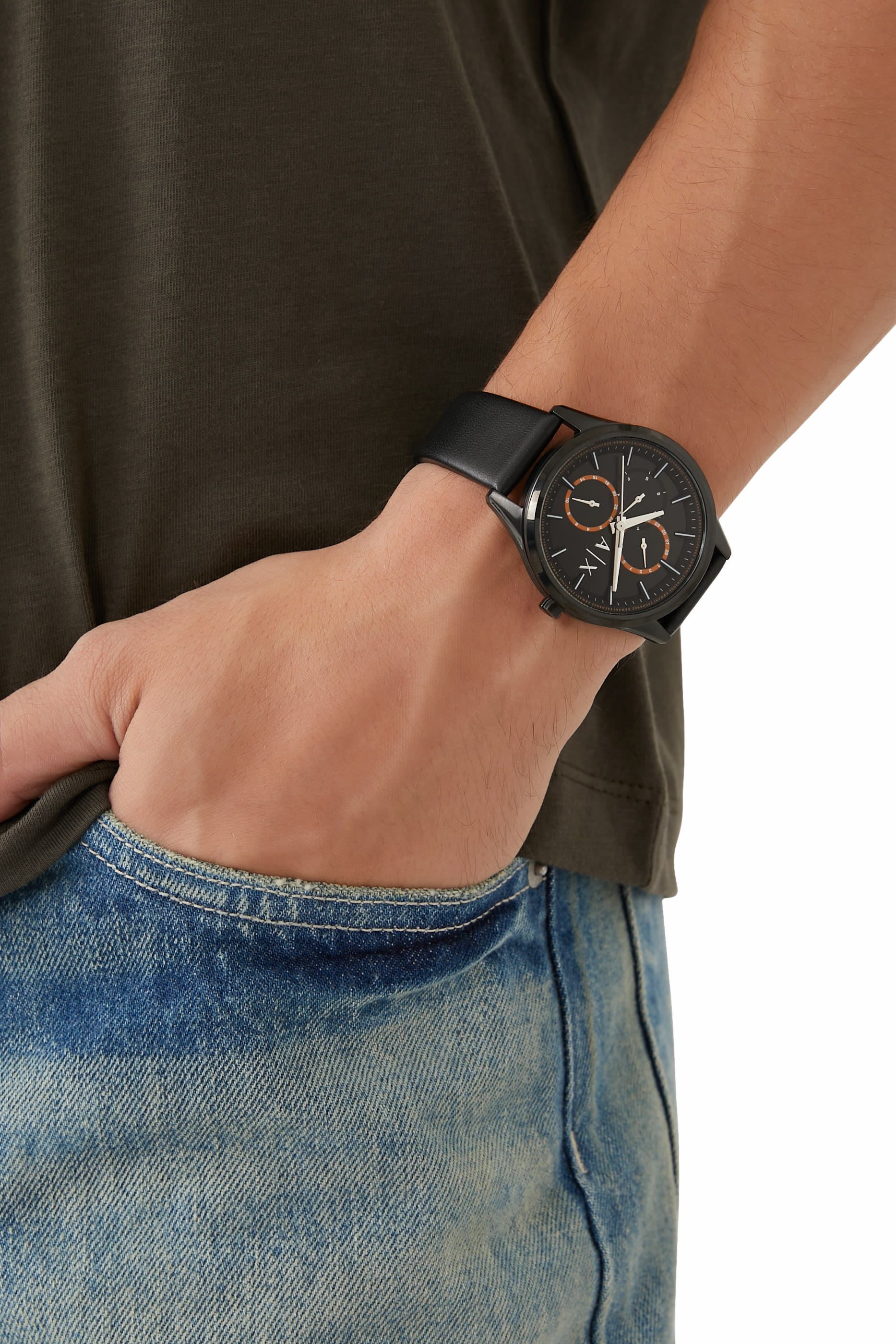 ساعة دانتي متعددة الوظائف جلد