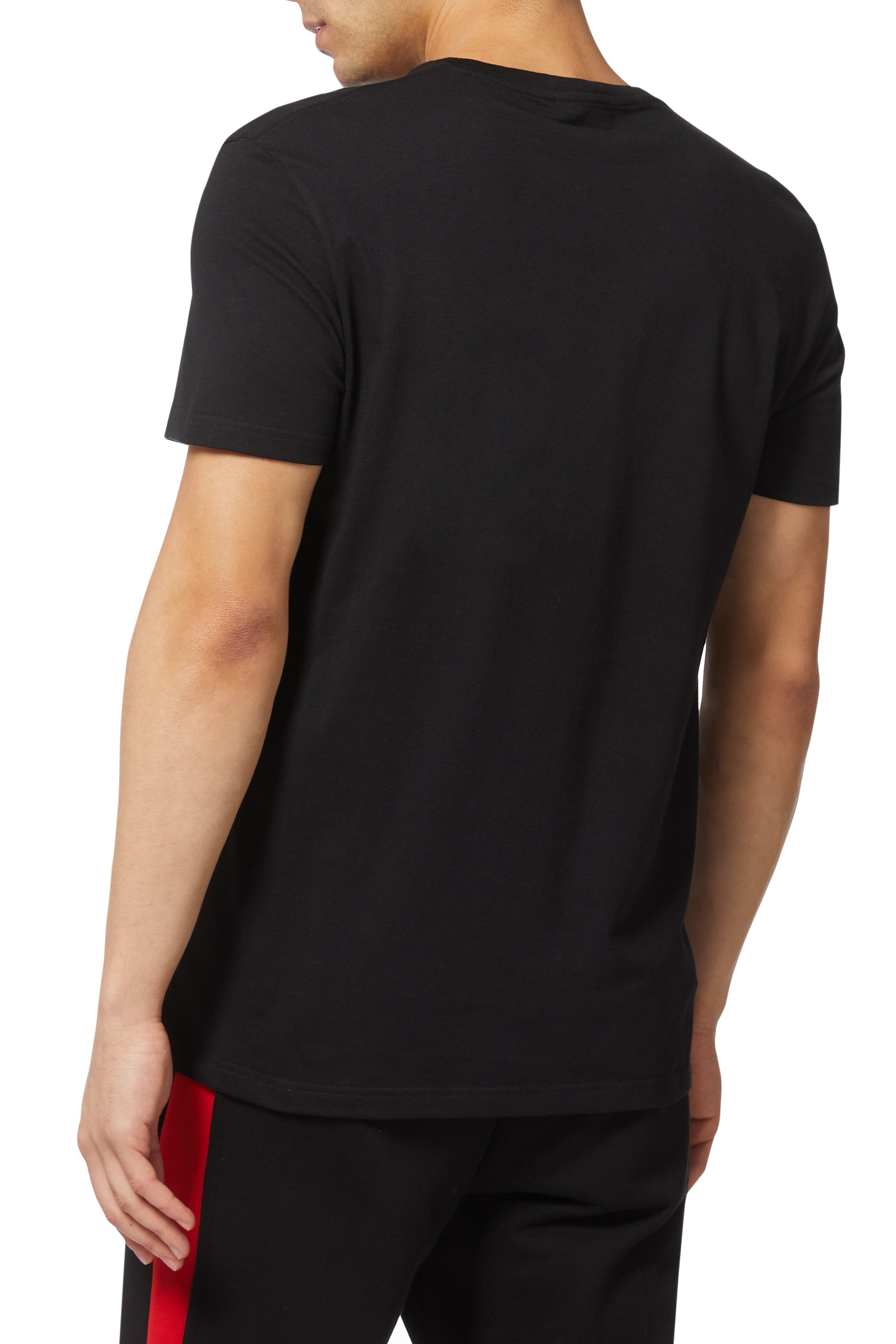 تي شيرت قطن عضوي بطبعة جمجمة