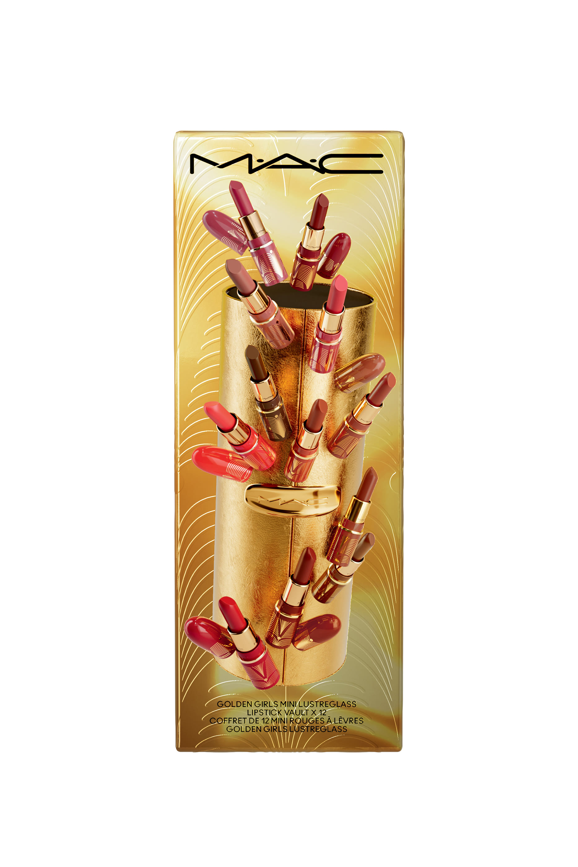 أحمر الشفاه جولدن جيرلز  لاستر جلاس فولت بحجم صغير &times;12