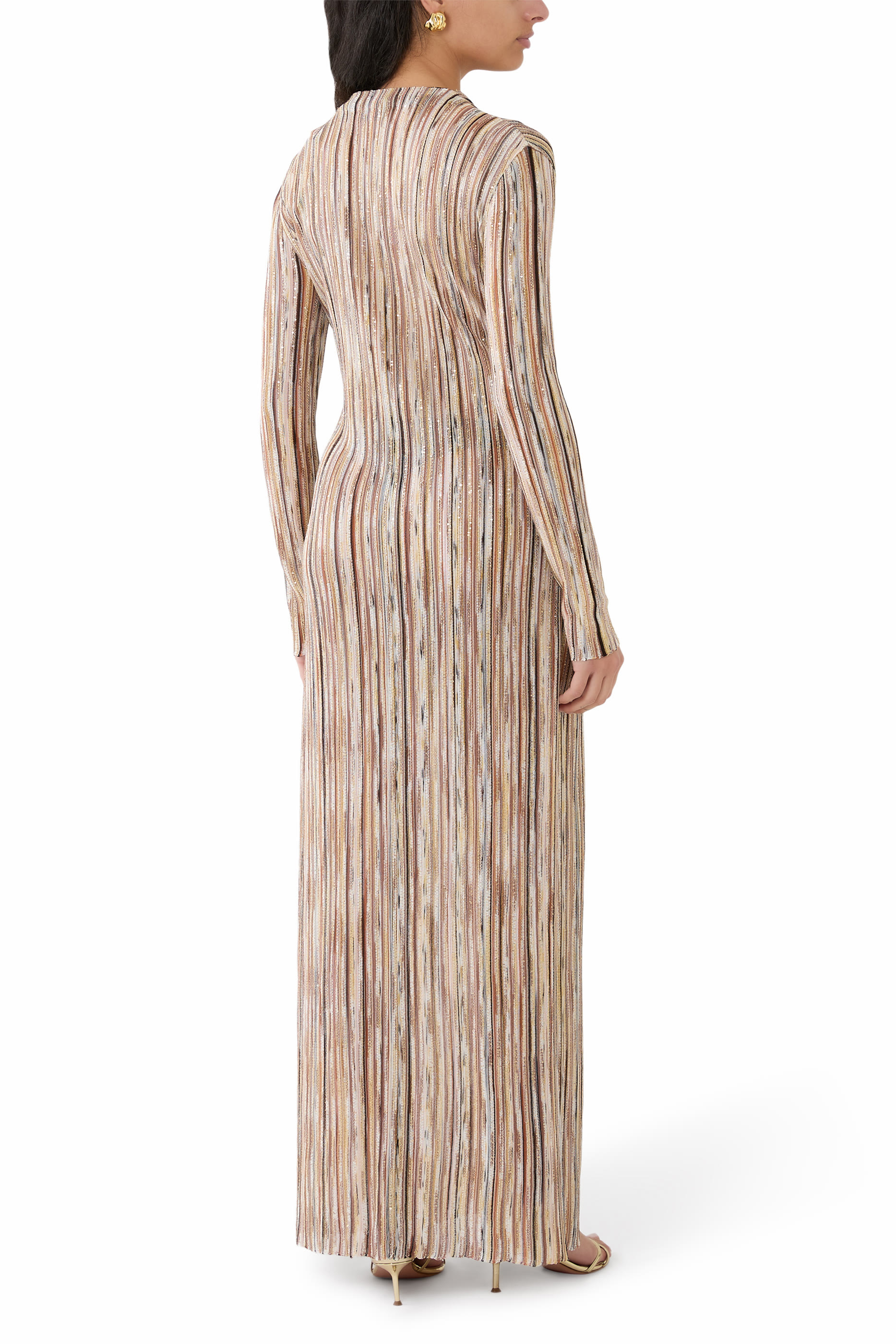 كارديغان طويل منسوج