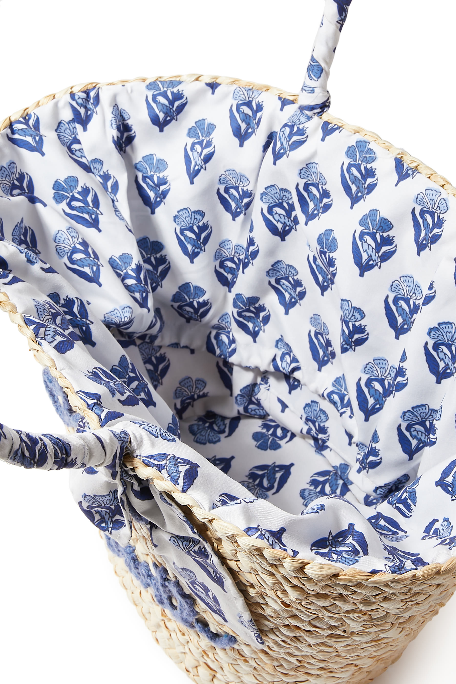 حقيبة يد كايلي كبيرة  قش منسوج