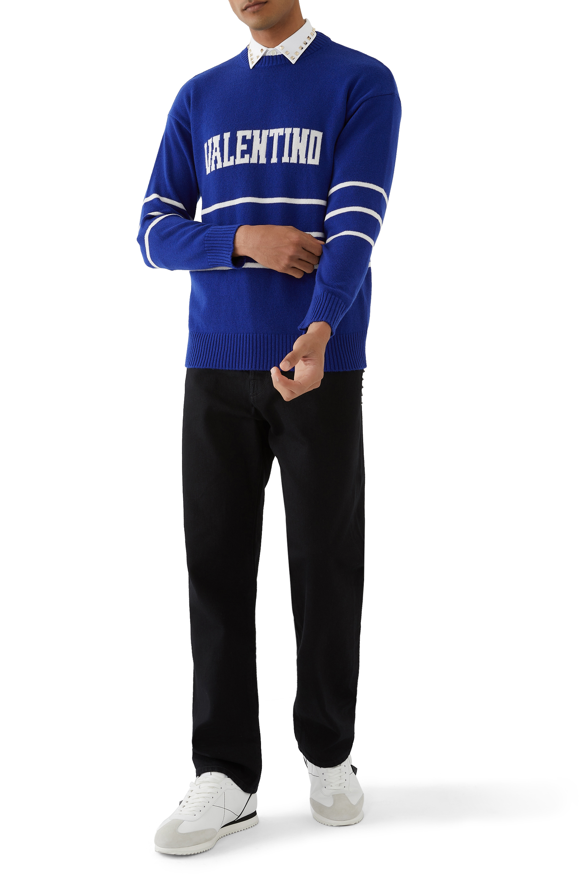 Valentino Garavani Embroidered Logo Jumper