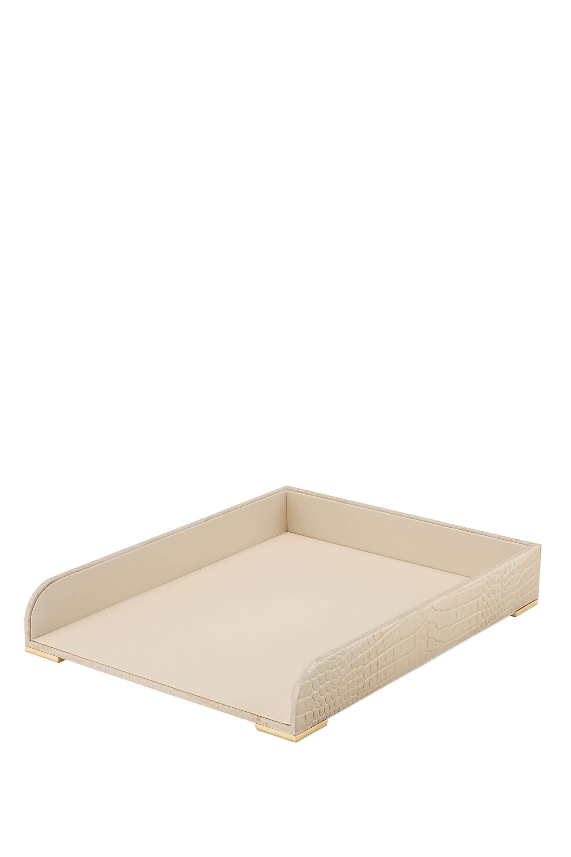 صينية ورق كلاسيك بنقشة جلد تمساح