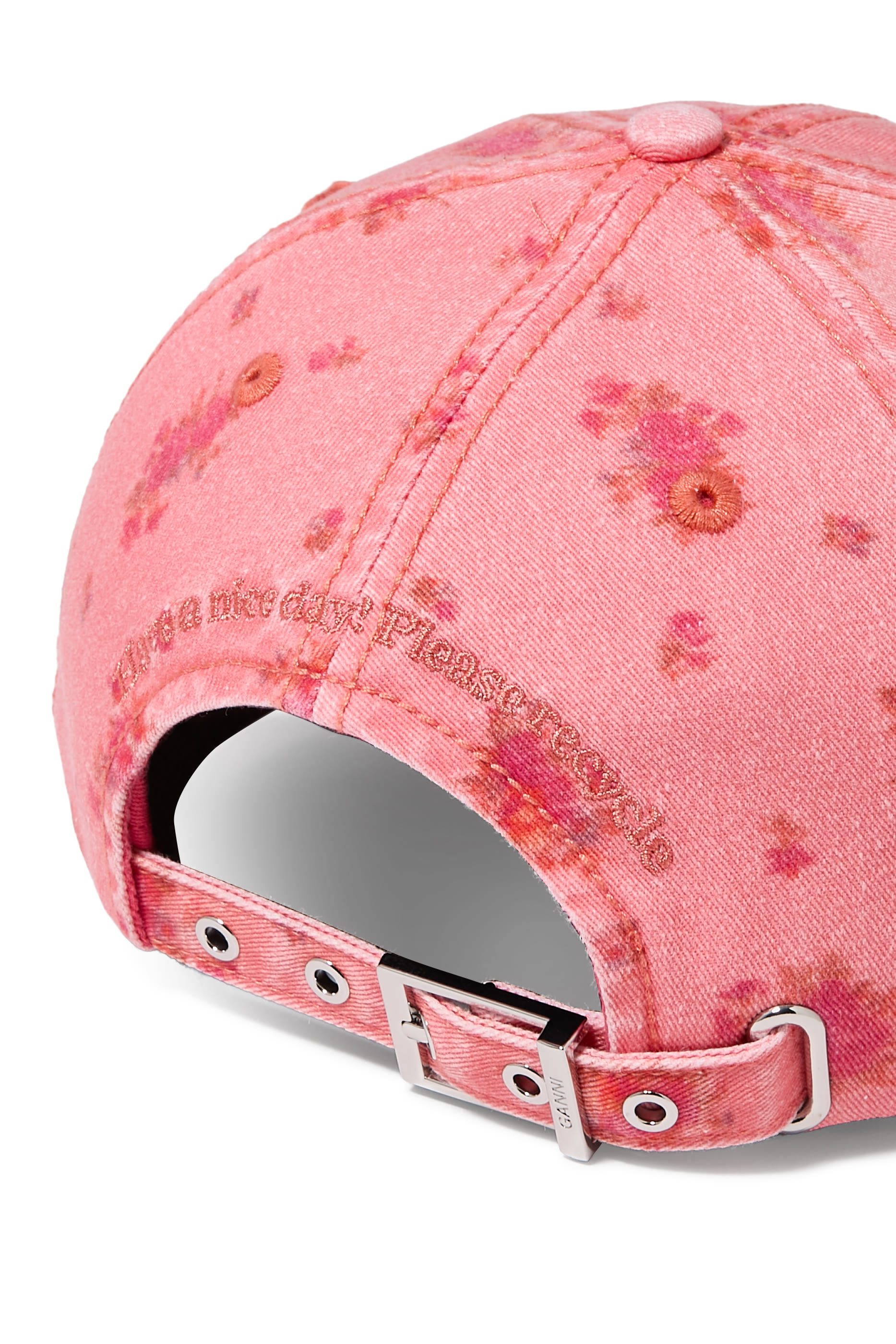 كاب بنقشة قماش قنب قطن باهت