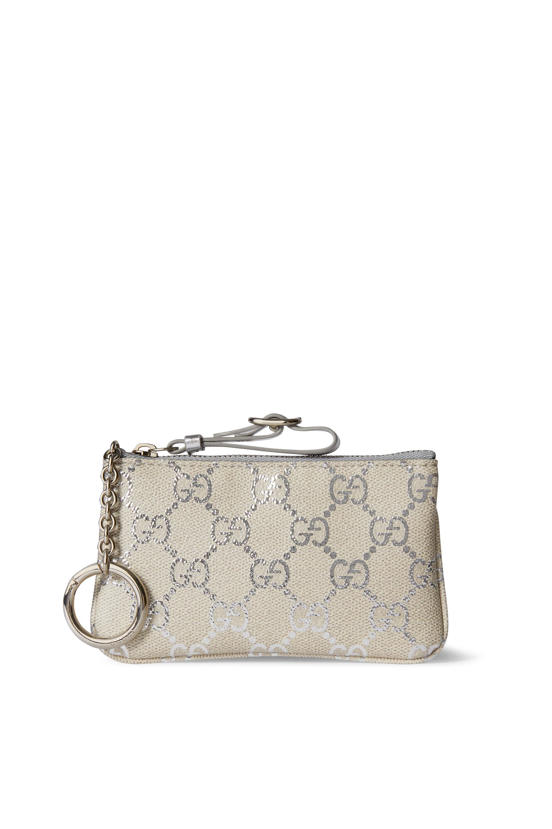 حافظة أوفيديا بسحّاب وسلسلة مفاتيح وشعار الماركة