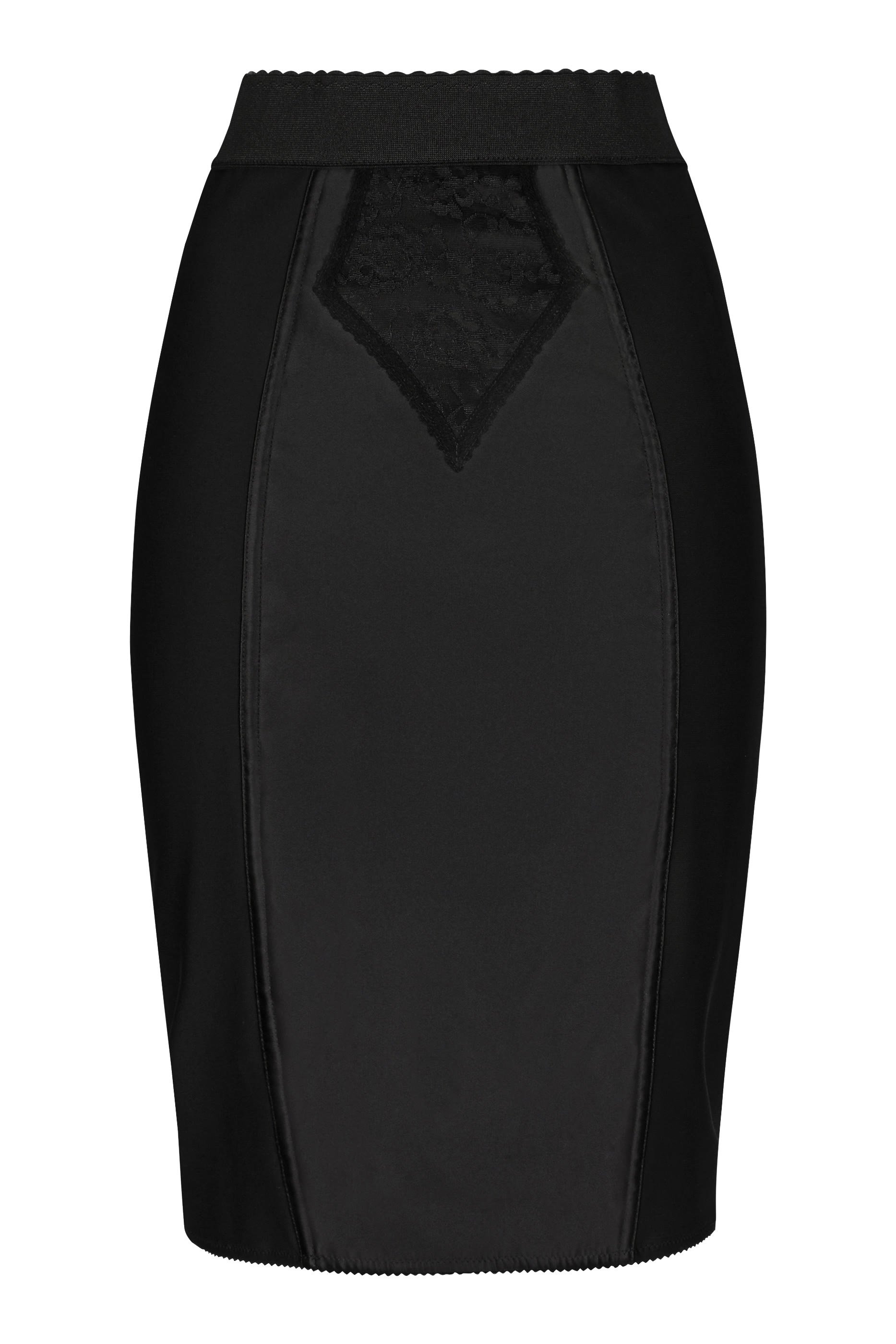 تنورة متوسطة الطول قماش شبكي وستان