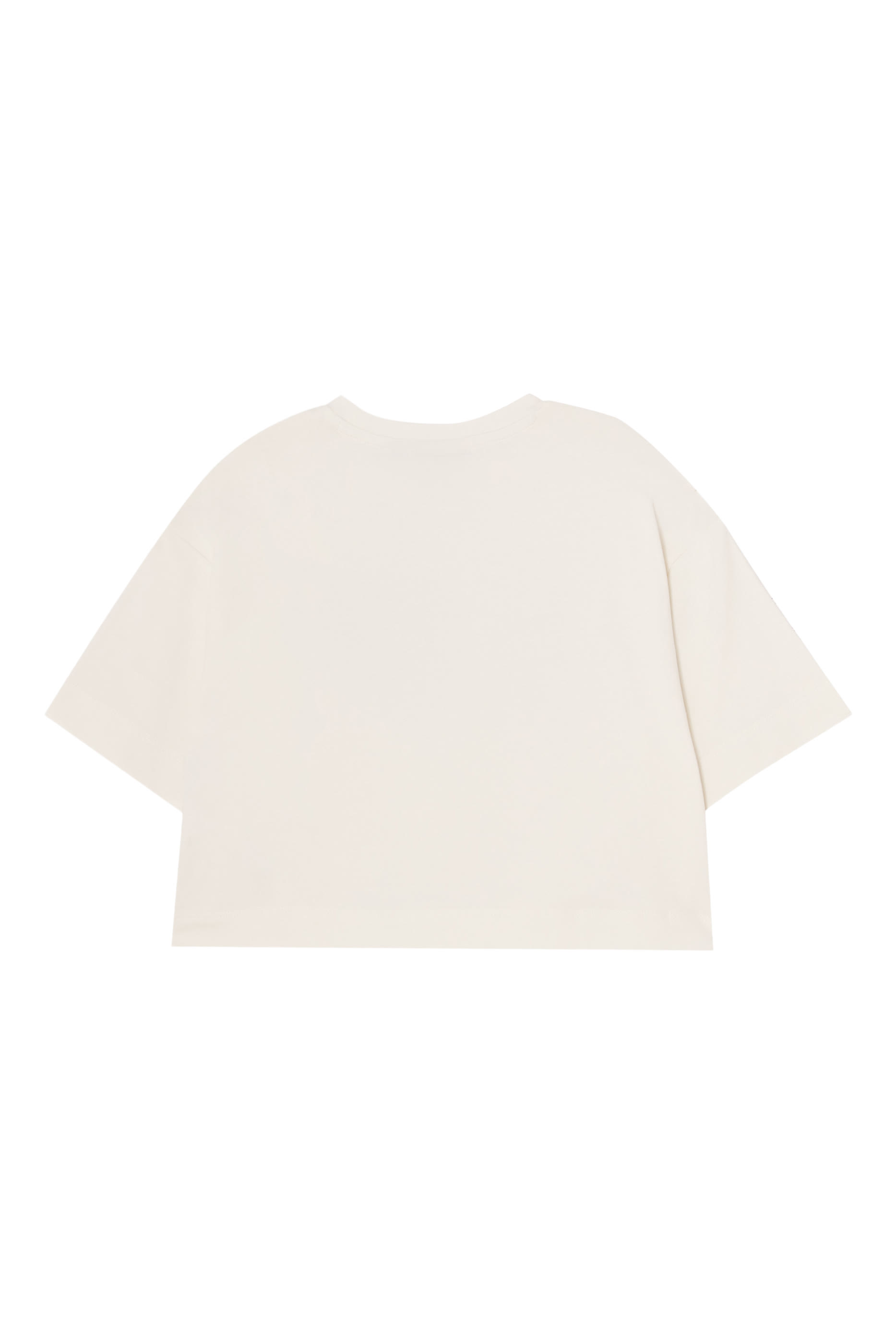 تيشيرت بنقشة شعار الماركة قطن للأطفال