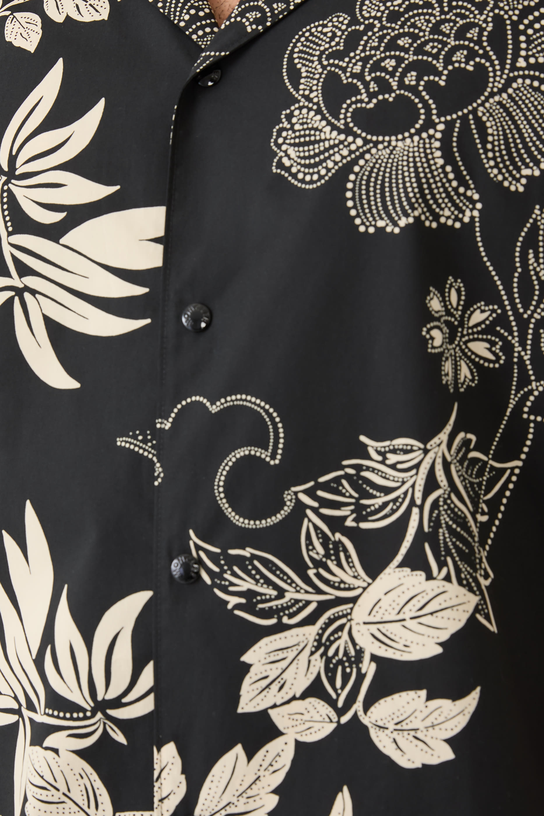 قميص بطبعات زهور قطن