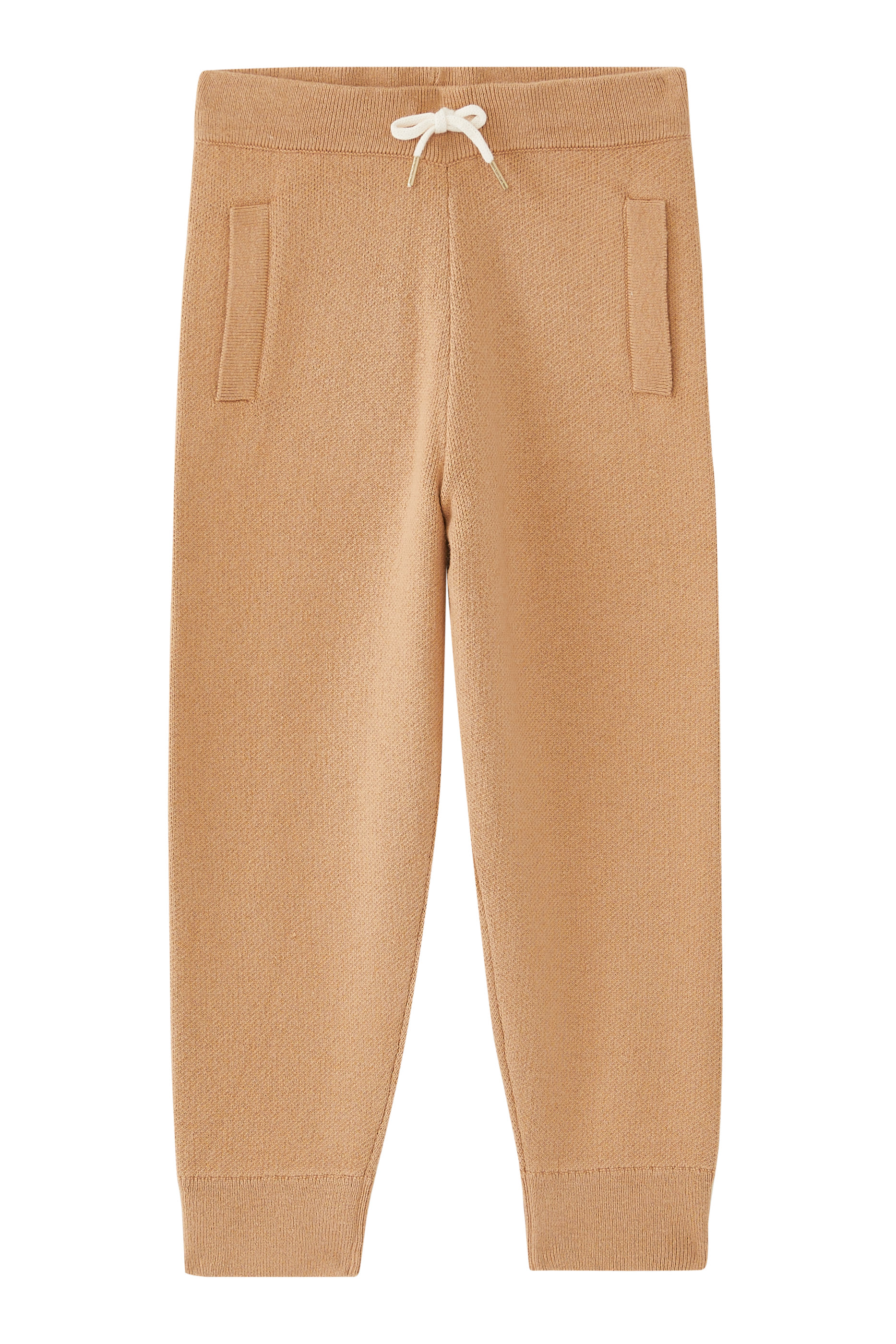 بنطال رياضي للأطفال برباط تضييق وتطريزات