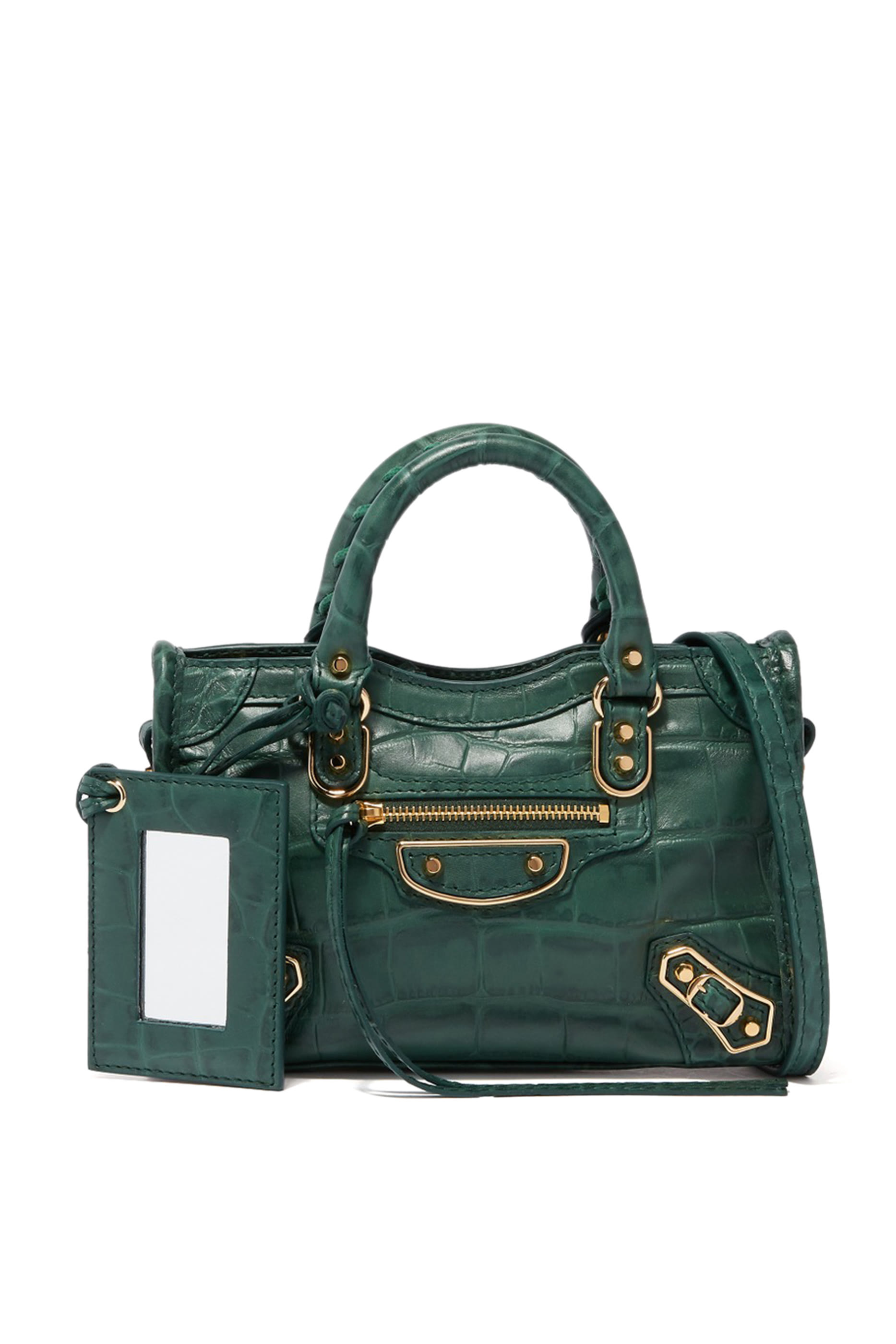 حقيبة نانو سيتي بتصميم كلاسيك لامع