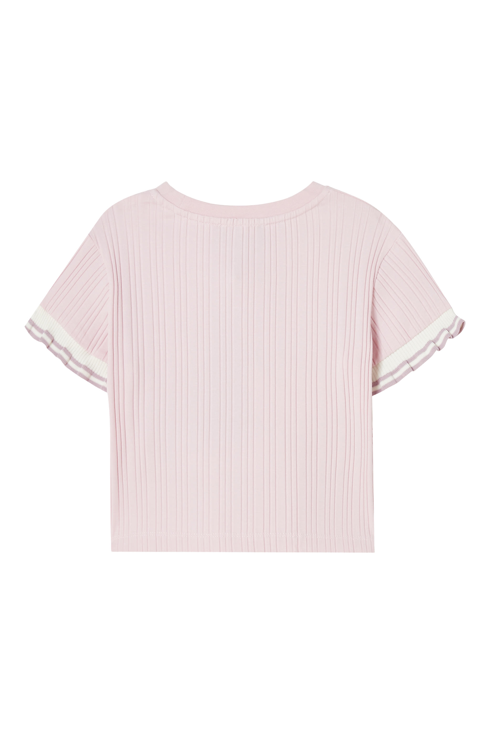 سترة نسيج مضلع بشعار الماركة للأطفال