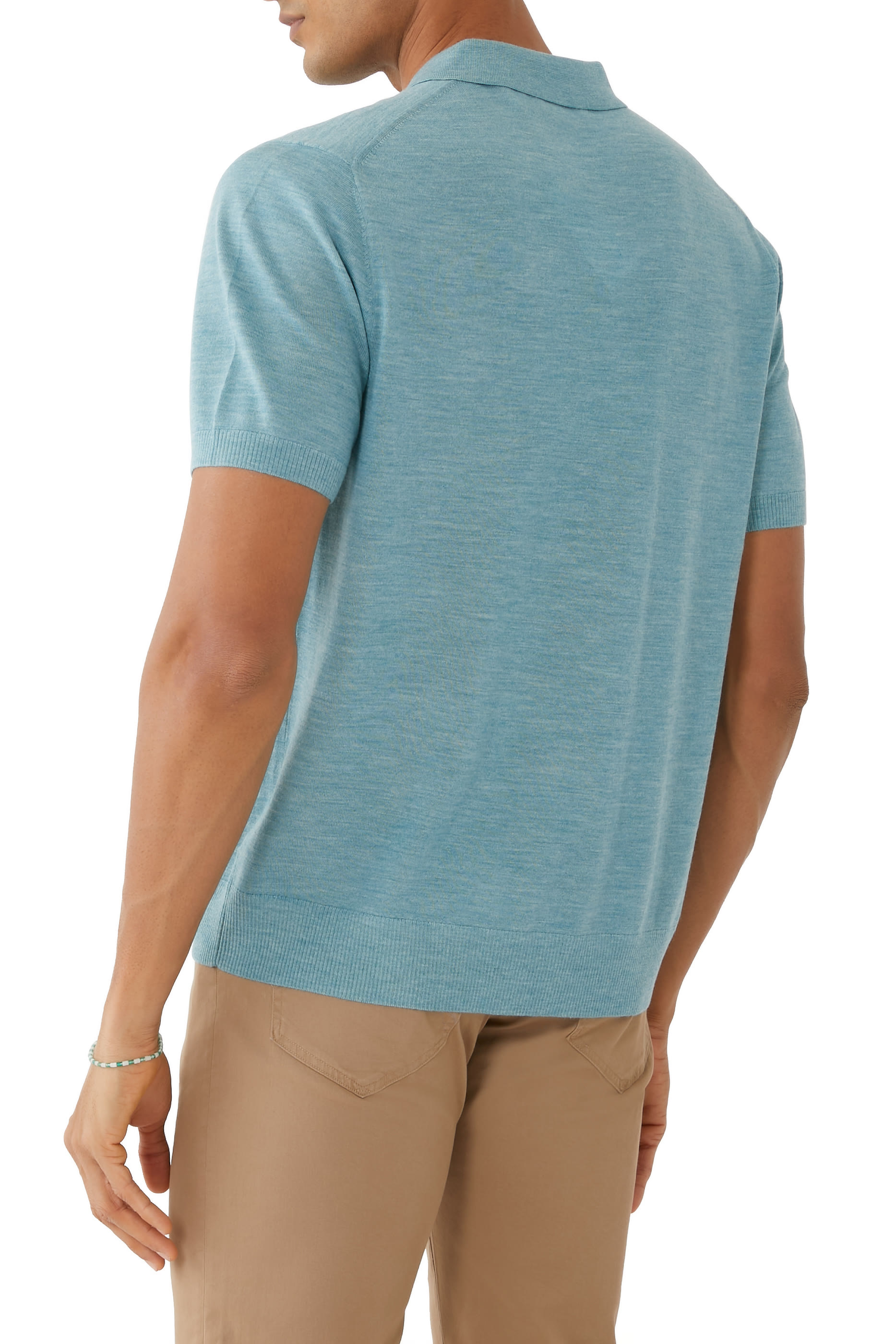 كنزة جوني بأكمام قصيرة