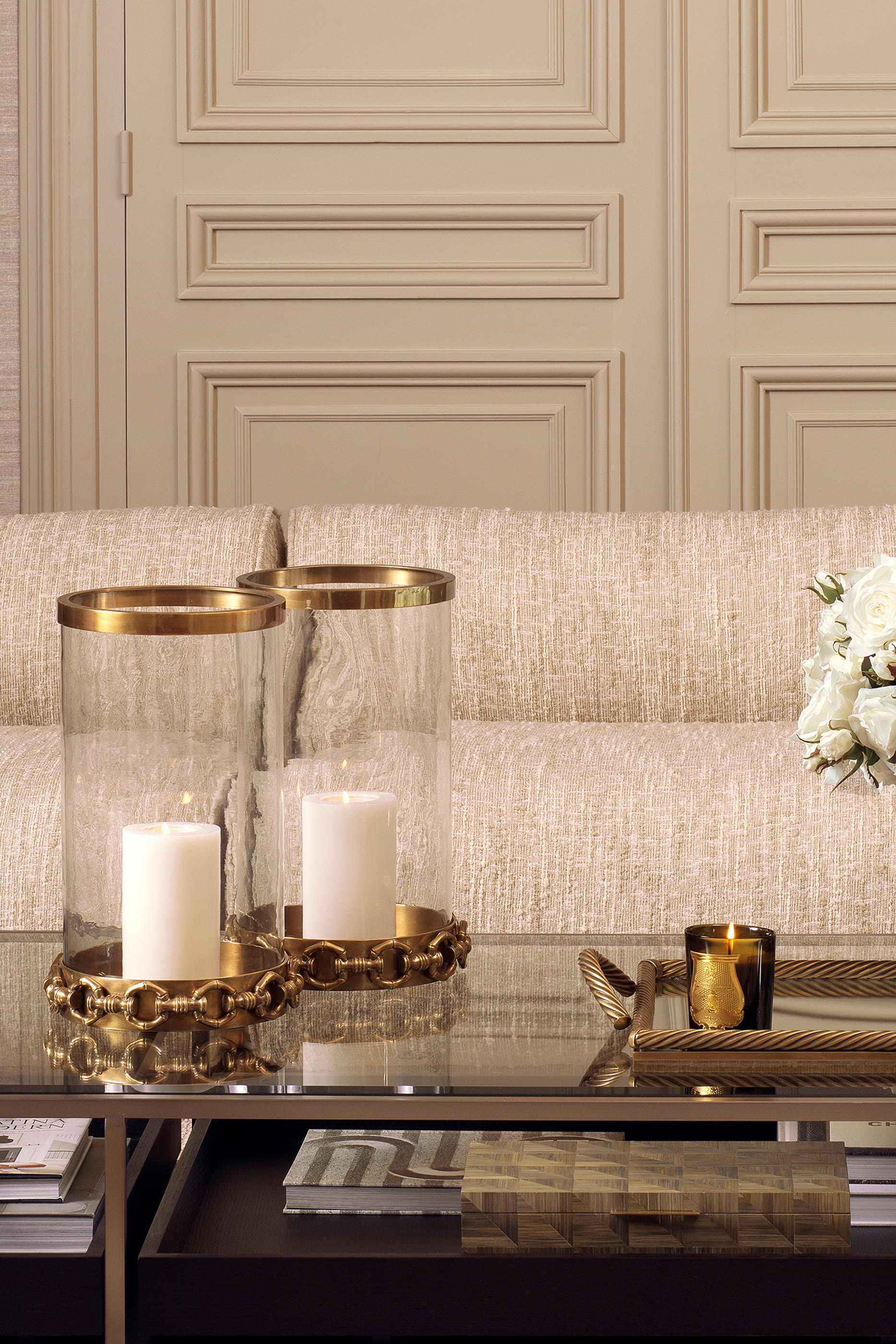 حامل شموع هوريكان كليمنتين كبير