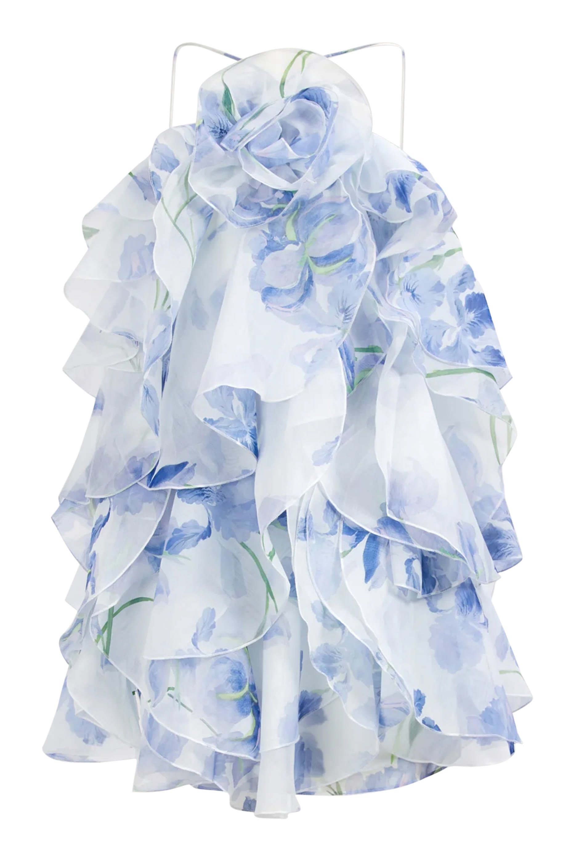 فستان باندوريا قصير بطيات