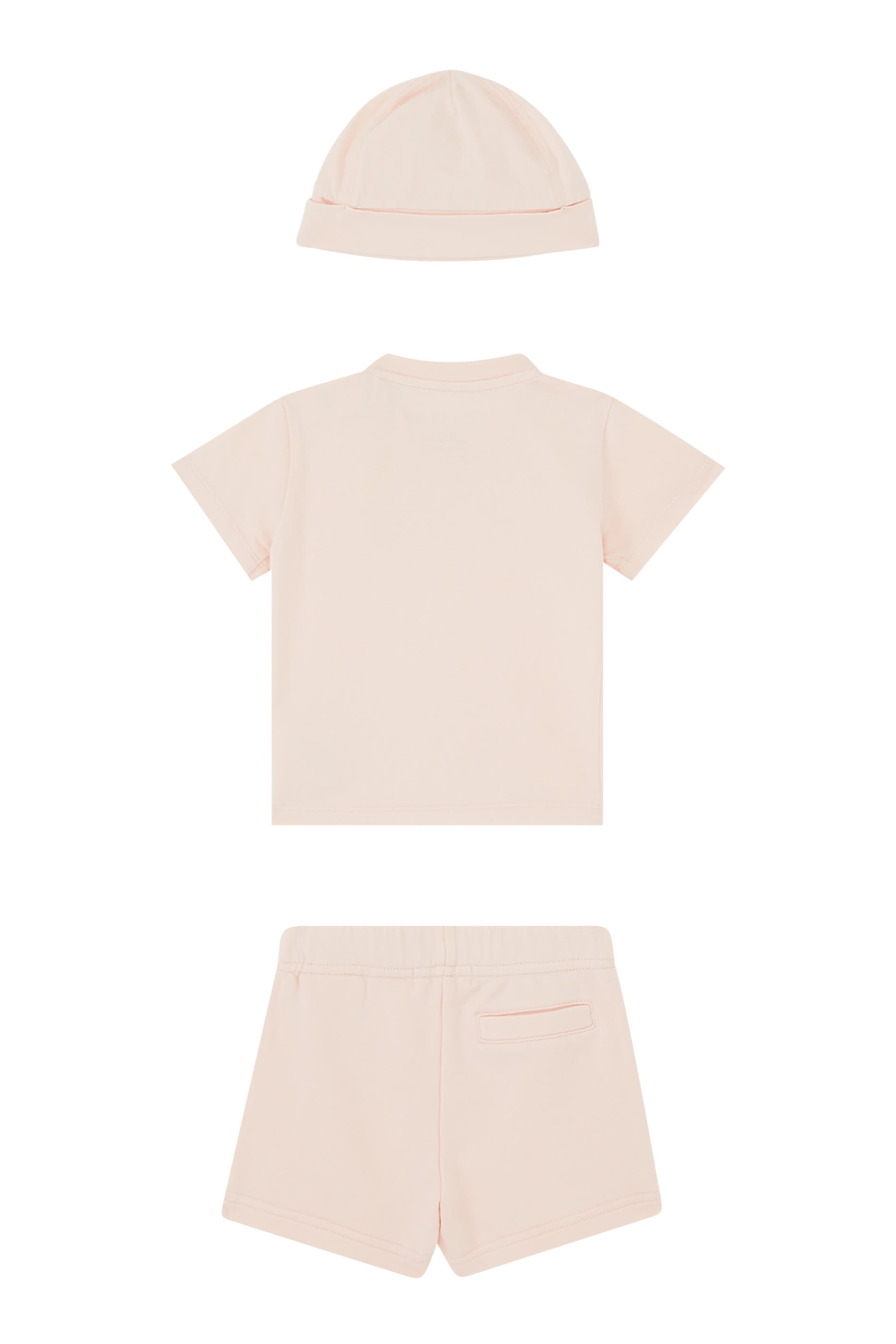 طقم لباس قطعة واحدة للأطفال بطبعة شعار الماركة